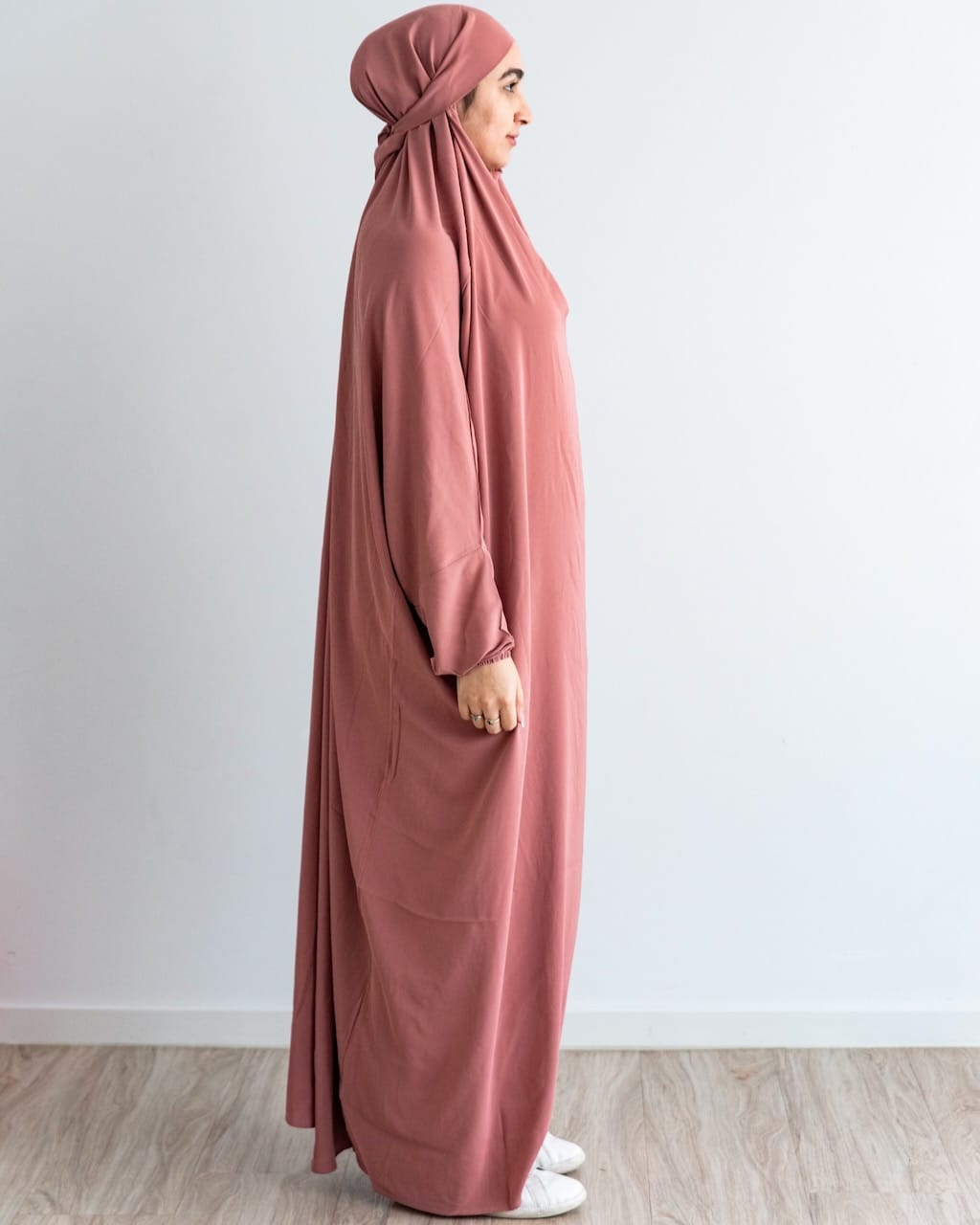One Piece Prayer Jilbab - Pink