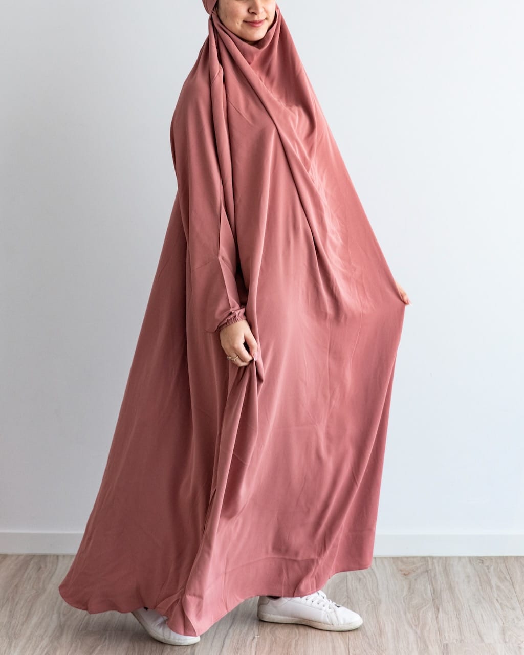 One Piece Prayer Jilbab - Pink