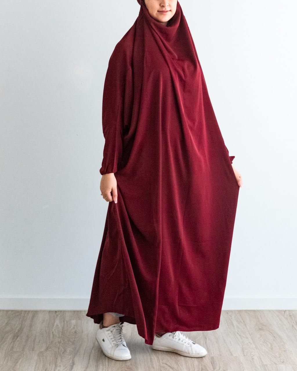 One Piece Prayer Jilbab - Red - Jilbab - Fajr Noor