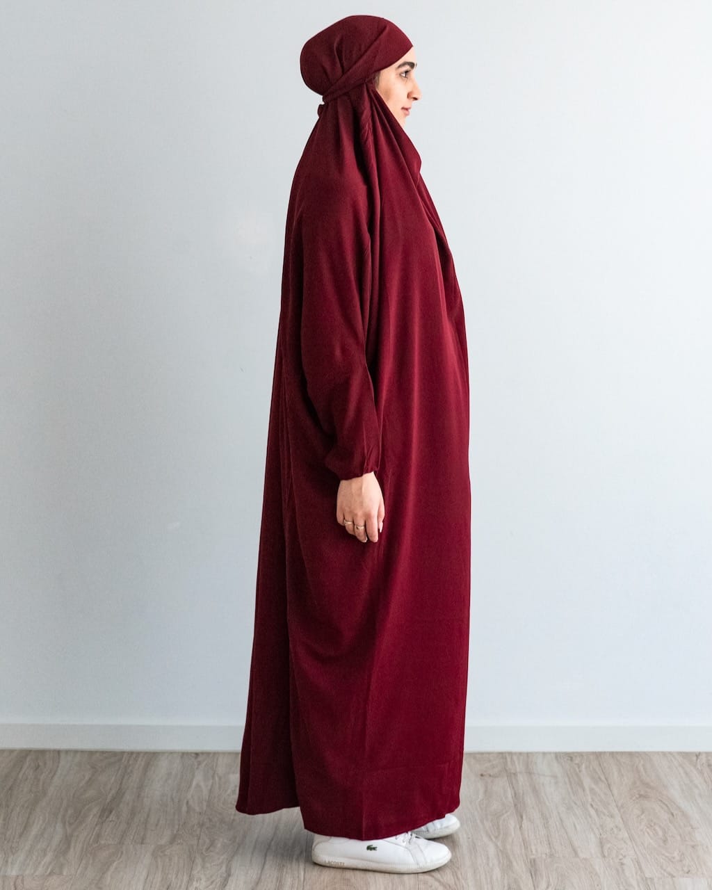 One Piece Prayer Jilbab - Red