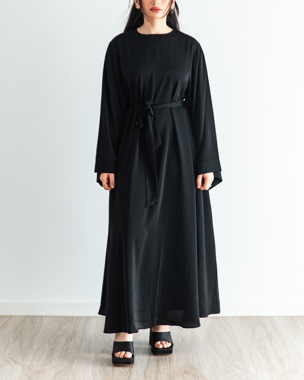 Khatijah Abaya - Black - Closed Abaya - Fajr Noor