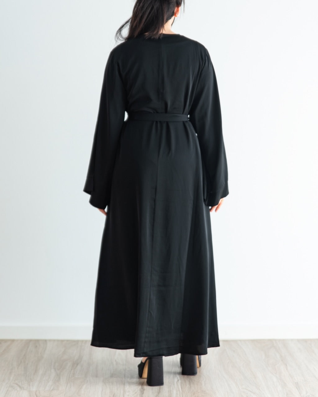 Khatijah Abaya - Black - Closed Abaya - Fajr Noor