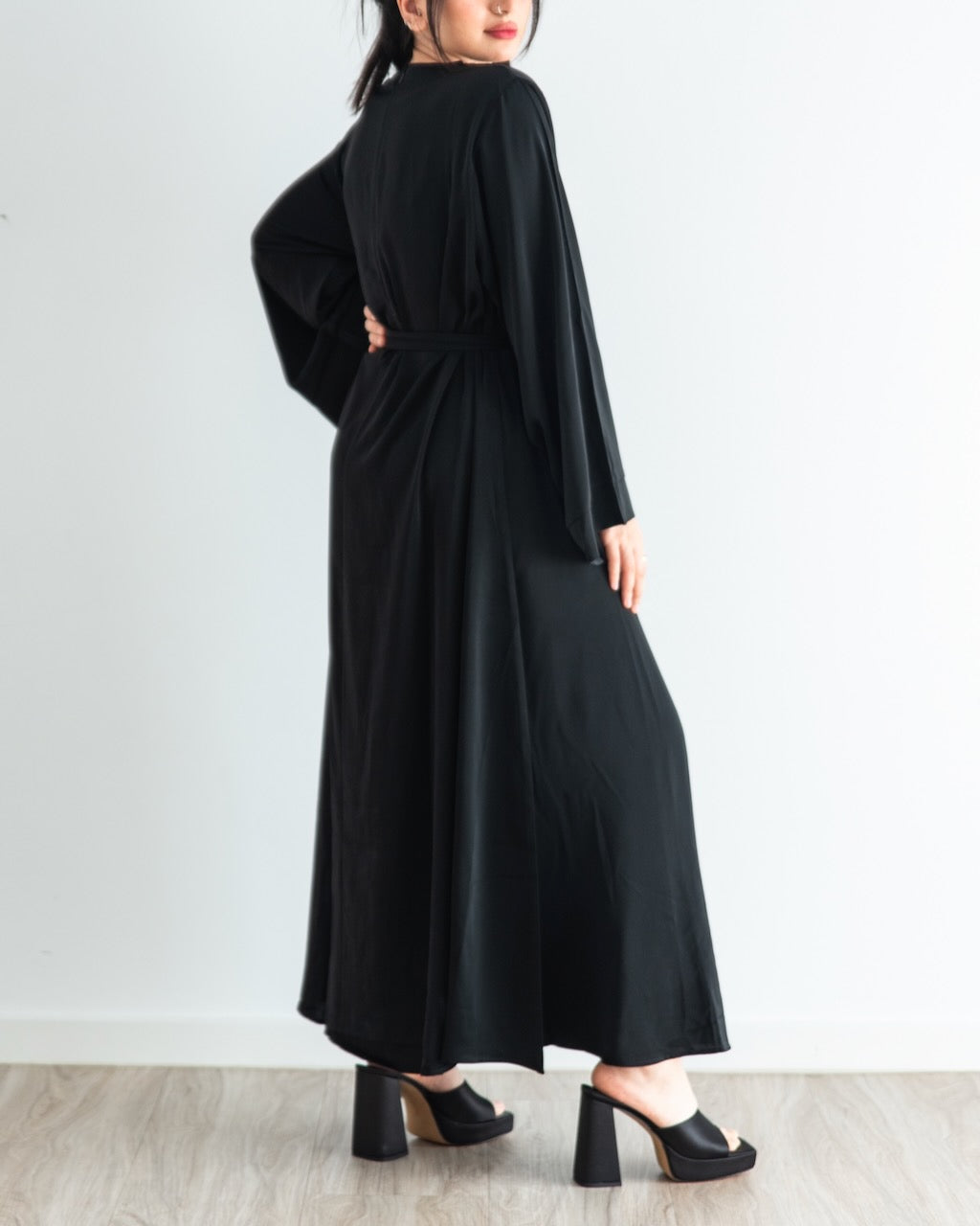 Khatijah Abaya - Black - Closed Abaya - Fajr Noor