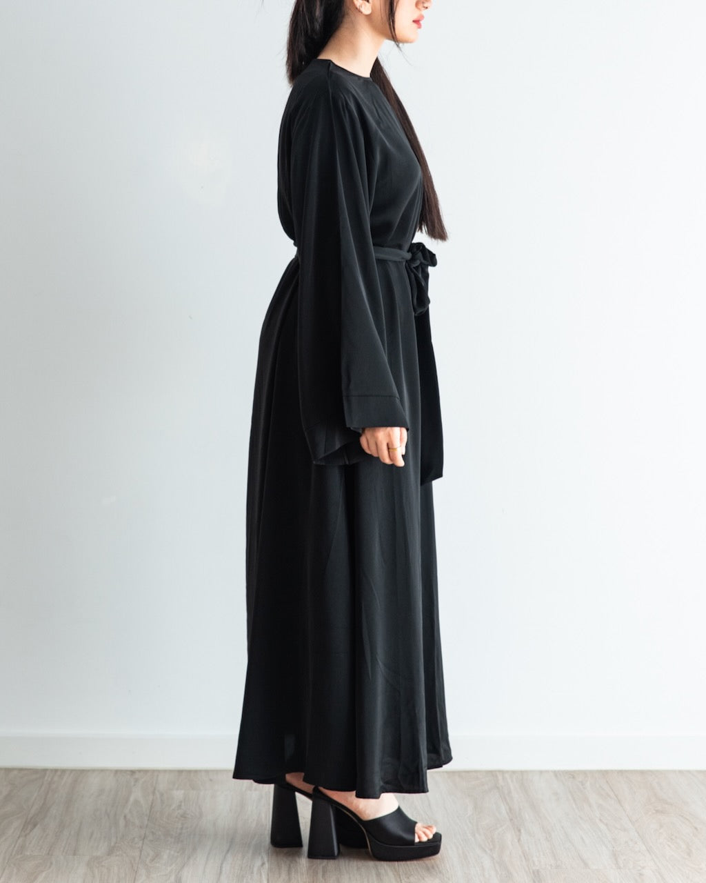 Khatijah Abaya - Black - Closed Abaya - Fajr Noor