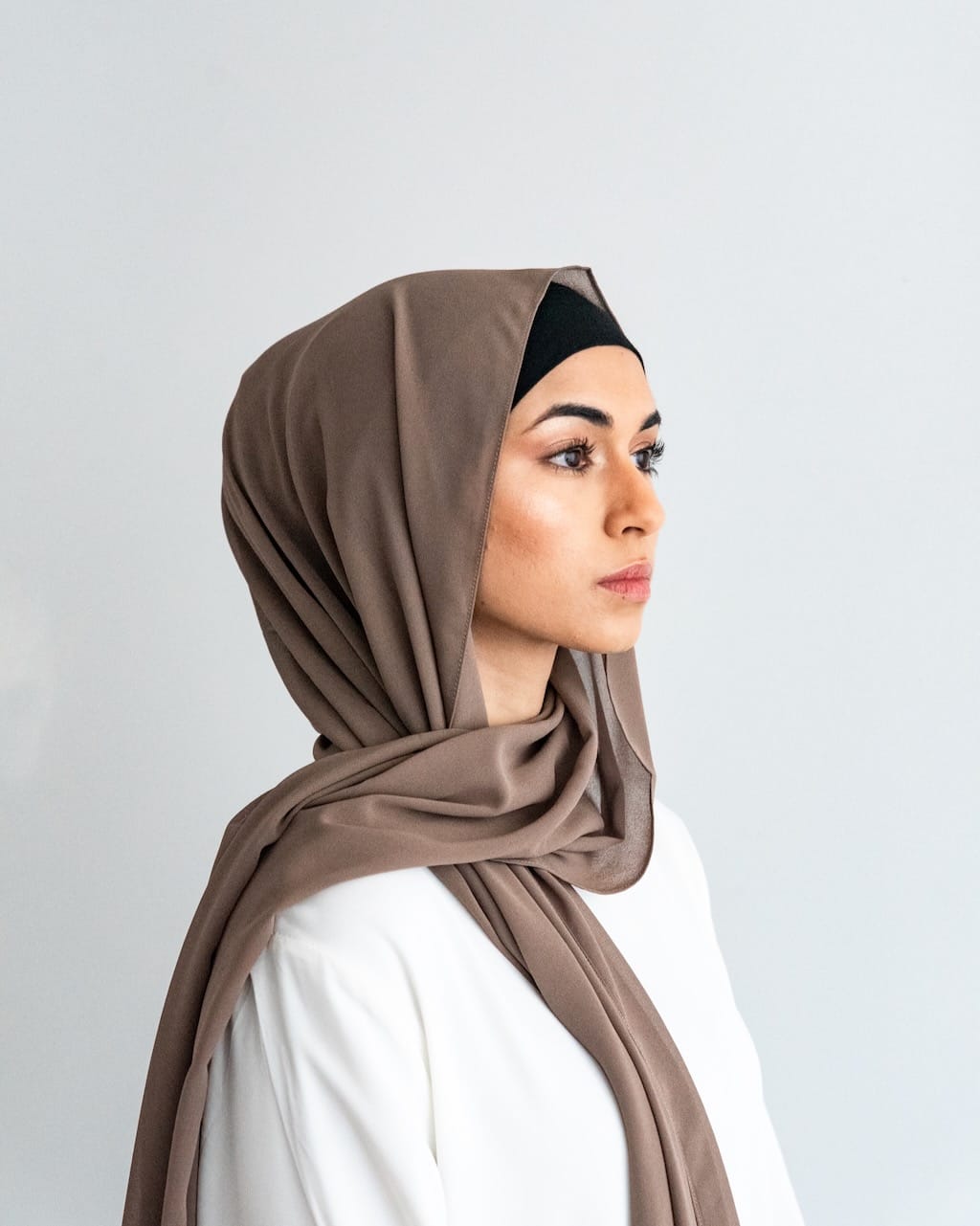 Nude Chiffon Hijab Box Hijab Box Fajr Noor