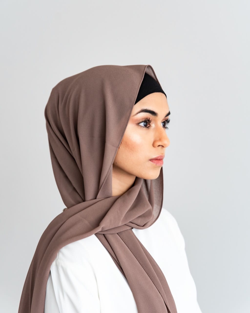 Nude Chiffon Hijab Box Hijab Box Fajr Noor