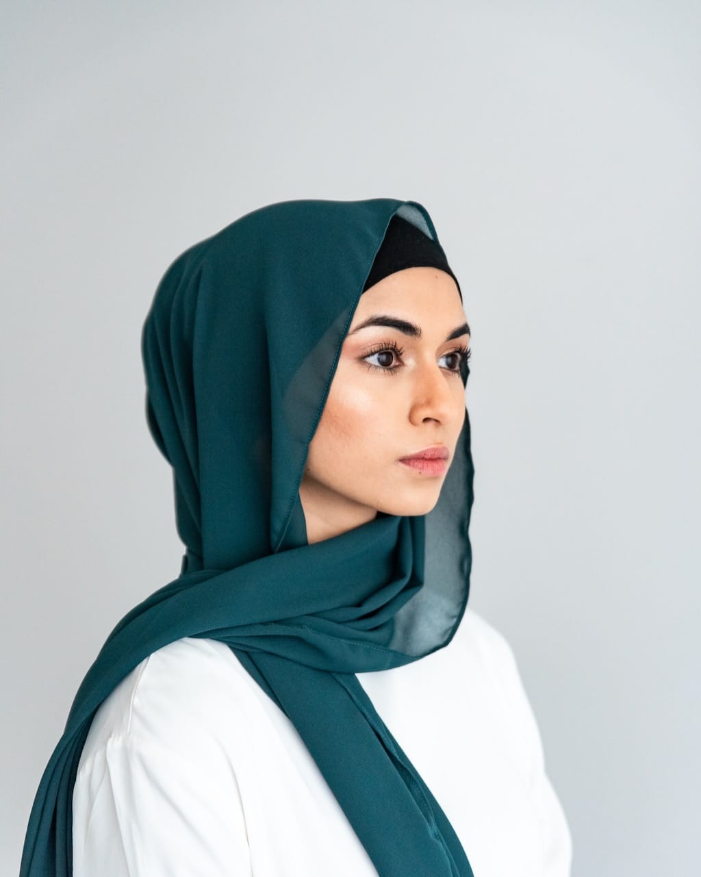 Azure Chiffon Hijab Box Hijab Box Fajr Noor