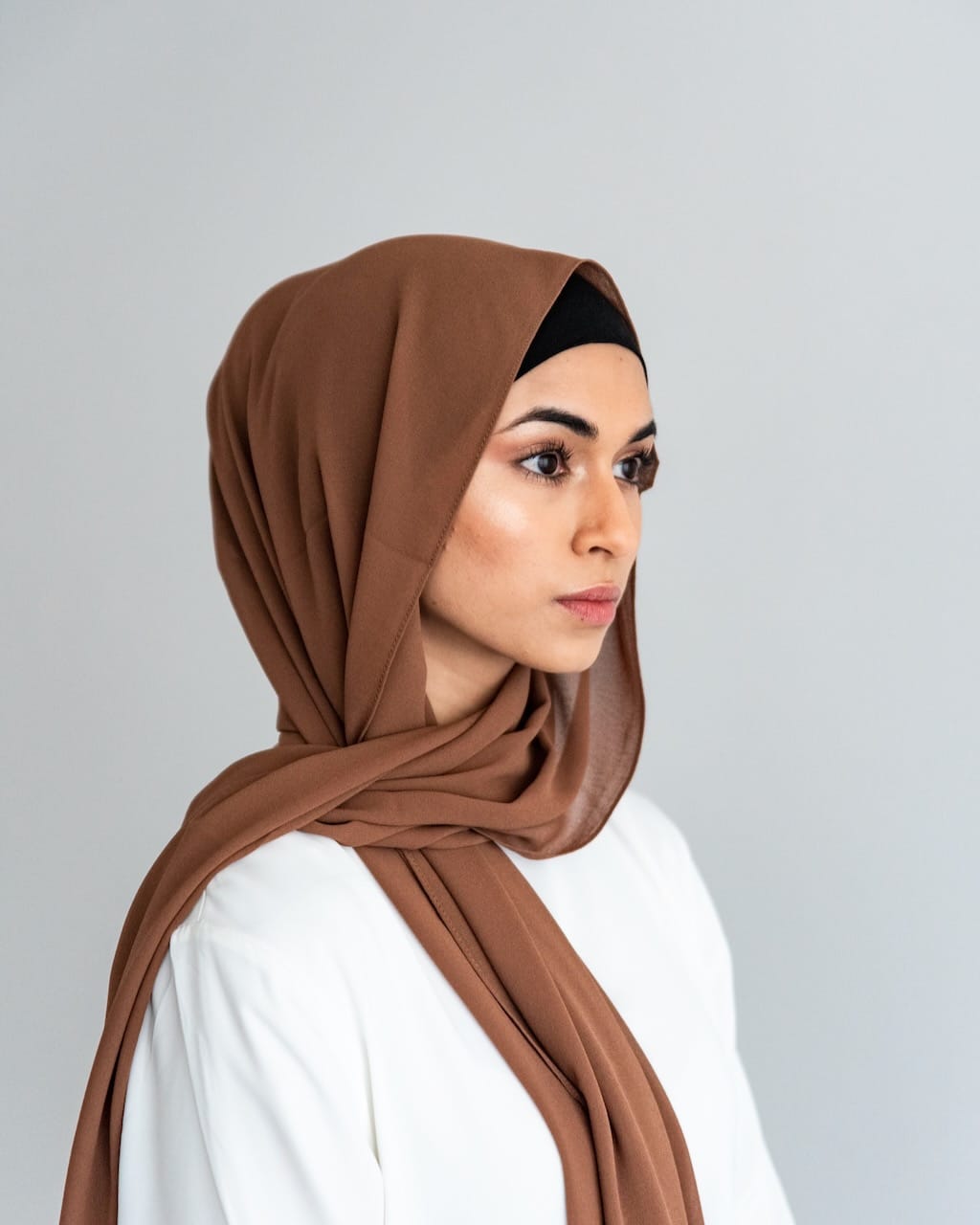 Nude Chiffon Hijab Box Hijab Box Fajr Noor