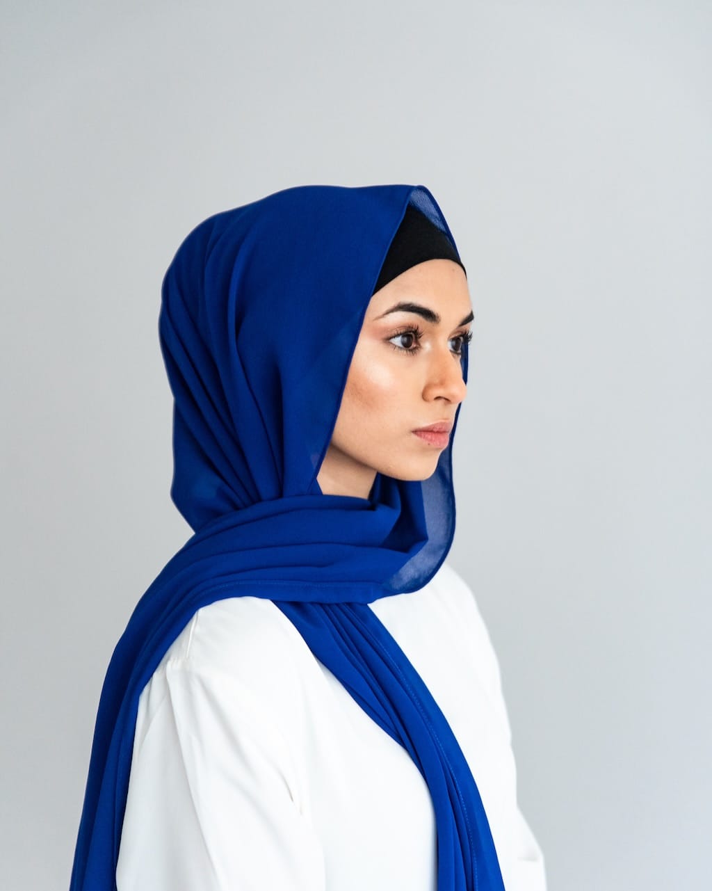 Azure Chiffon Hijab Box Hijab Box Fajr Noor