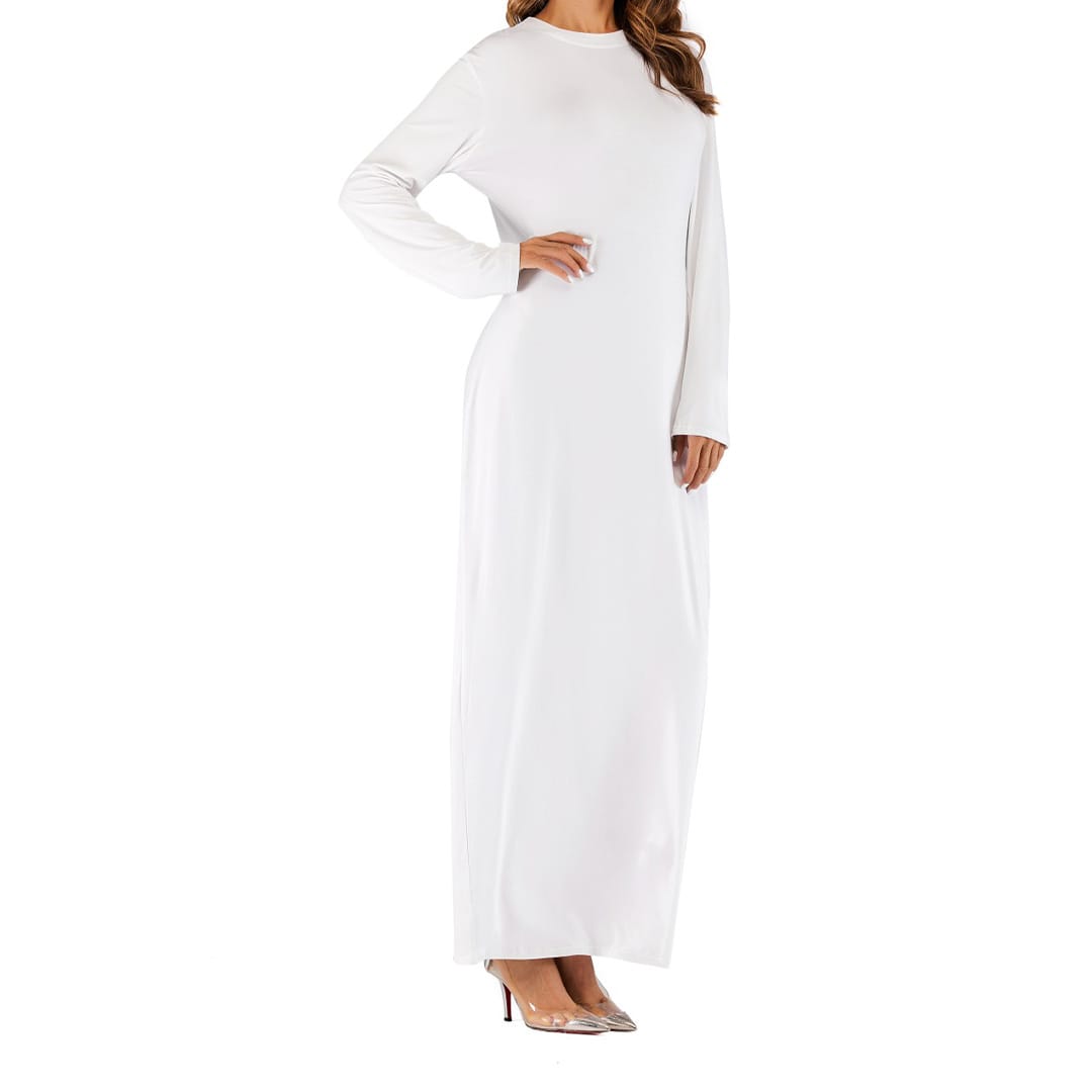 Slip best sale dress abaya