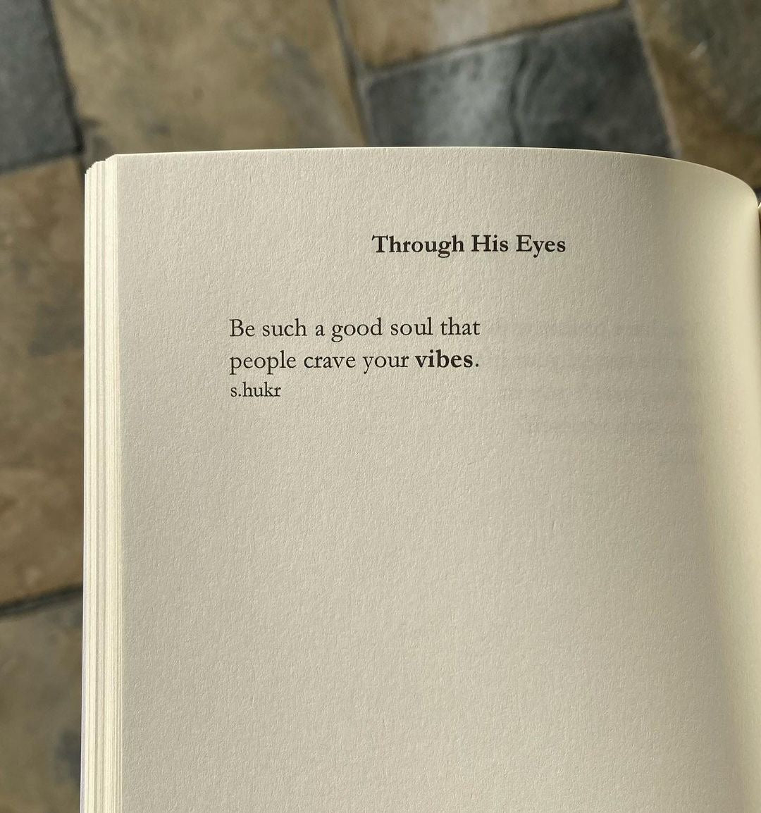 Through His Eyes Islamic Book Fajr Noor