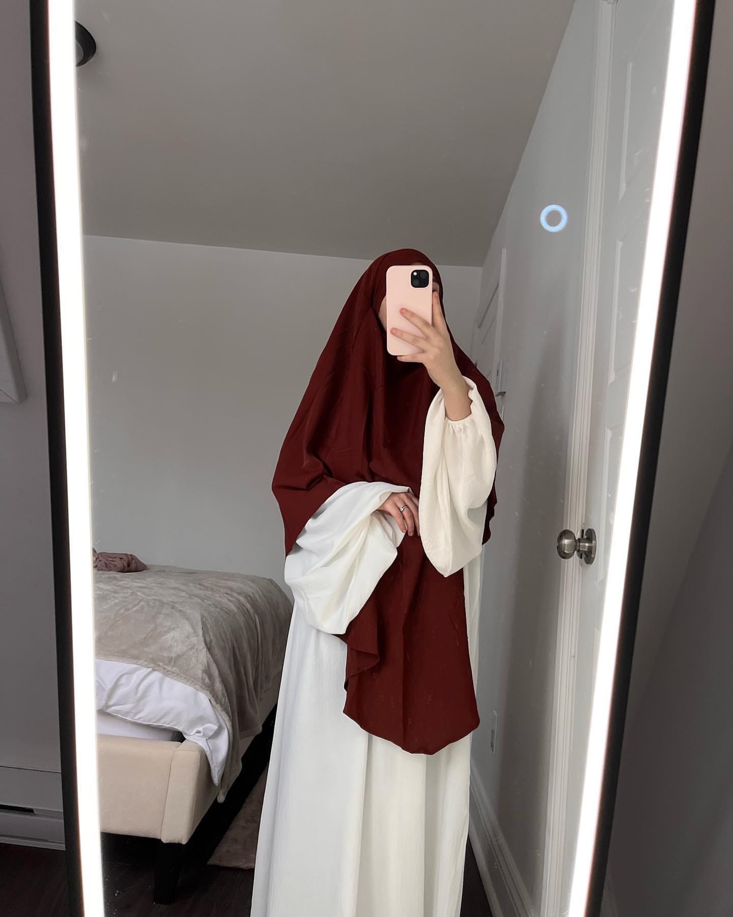 Chocolate Khimar Khimar Fajr Noor