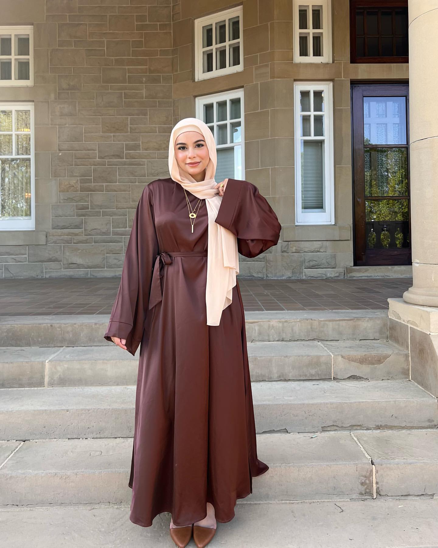 Online Abayas Coffee Brown Abaya Modest Fashion Australia Abaya Fashion Muslim Abaya Dubai Abaya Satin Abaya Muslim Women Clothing