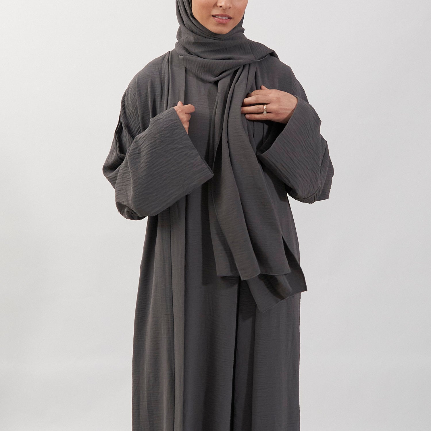 Crinkle 3 piece Abayas Australia Sydney Brisbane