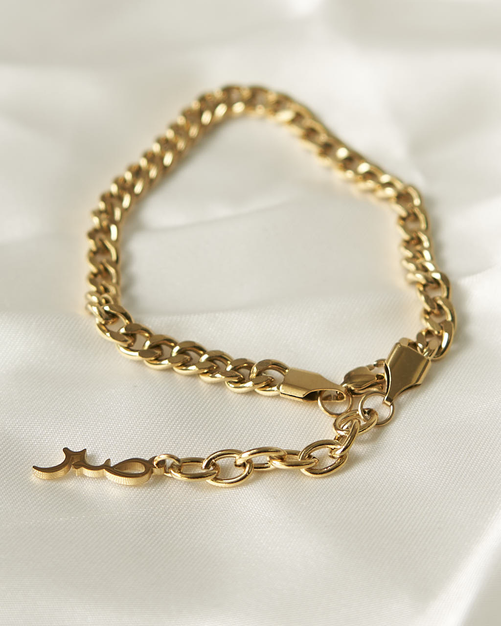 Reminder Cuffs Bracelet Arabic Cuffs Ayatul Kursi Cuff 18K Gold Jewellery