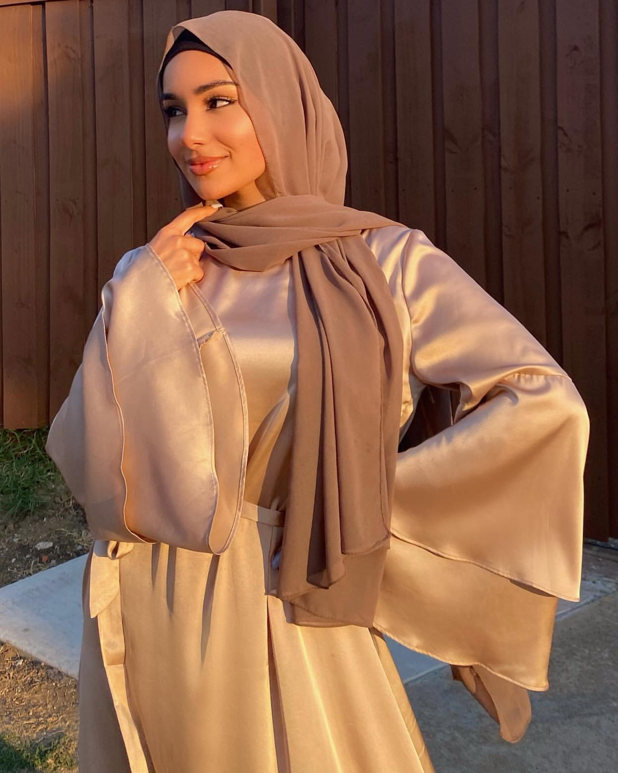 Safa Abaya - Gold