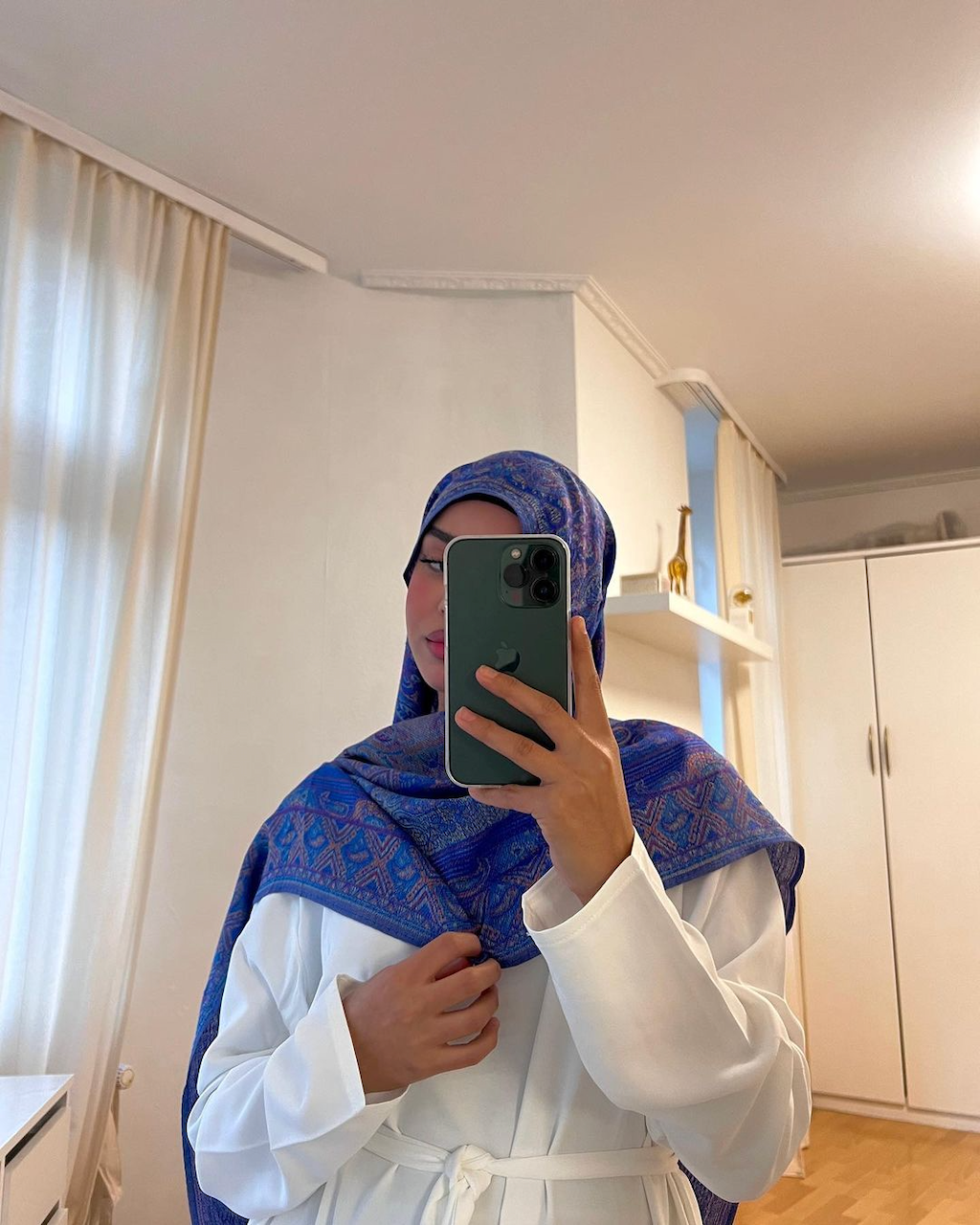 Pashmina Hijab - Majestic Blue