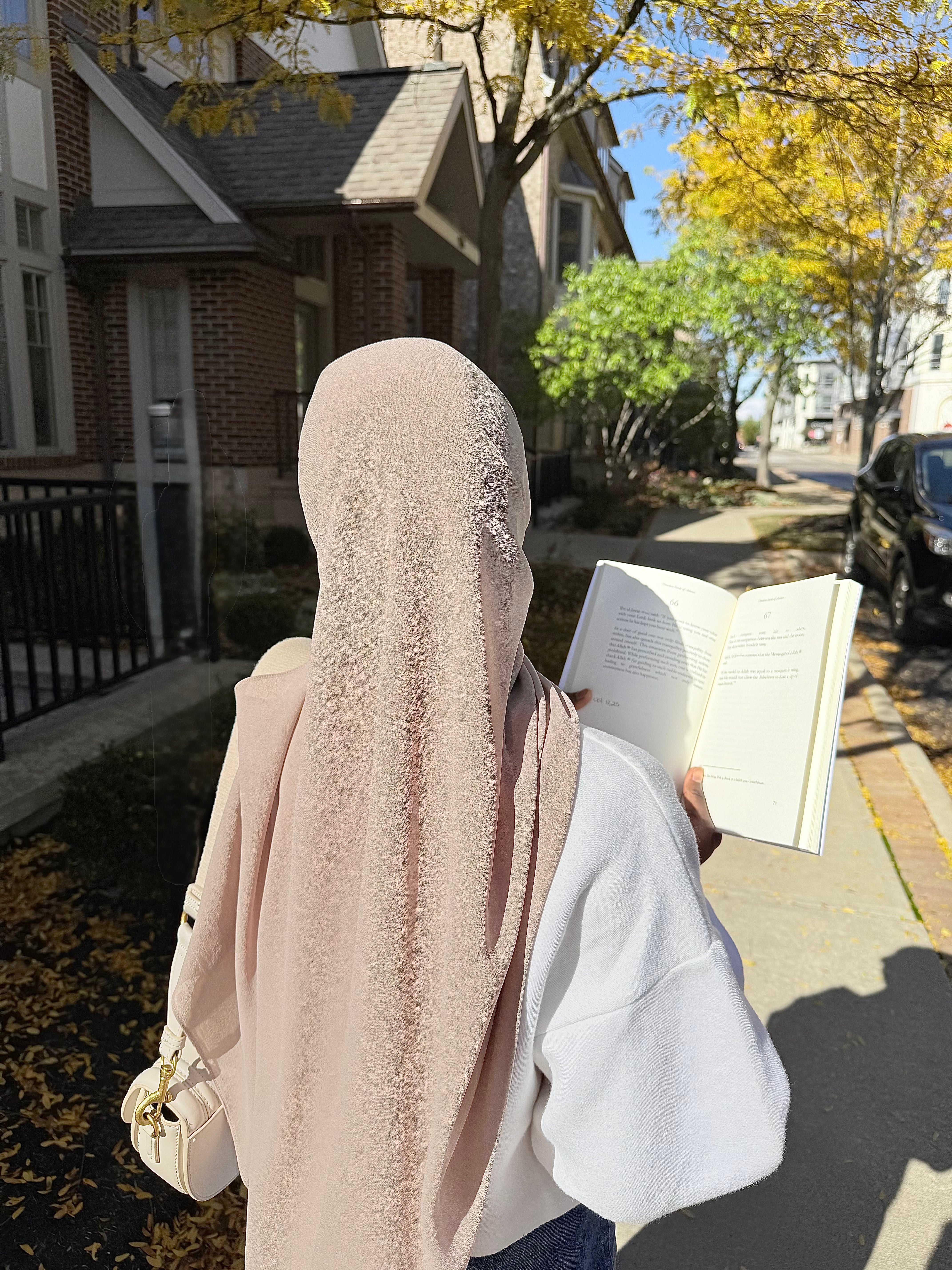 Chiffon Hijab Set - Neutral