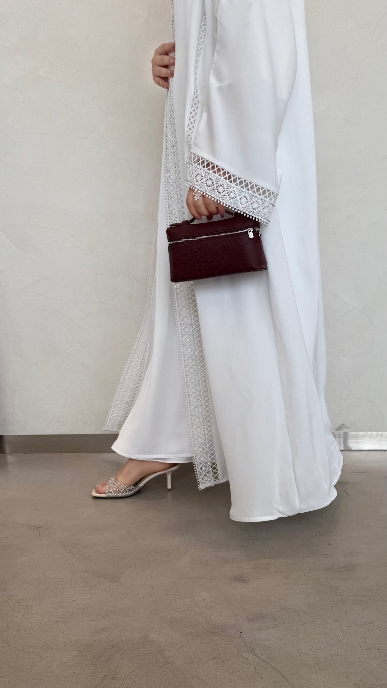 Nourah Everyday Abaya - White