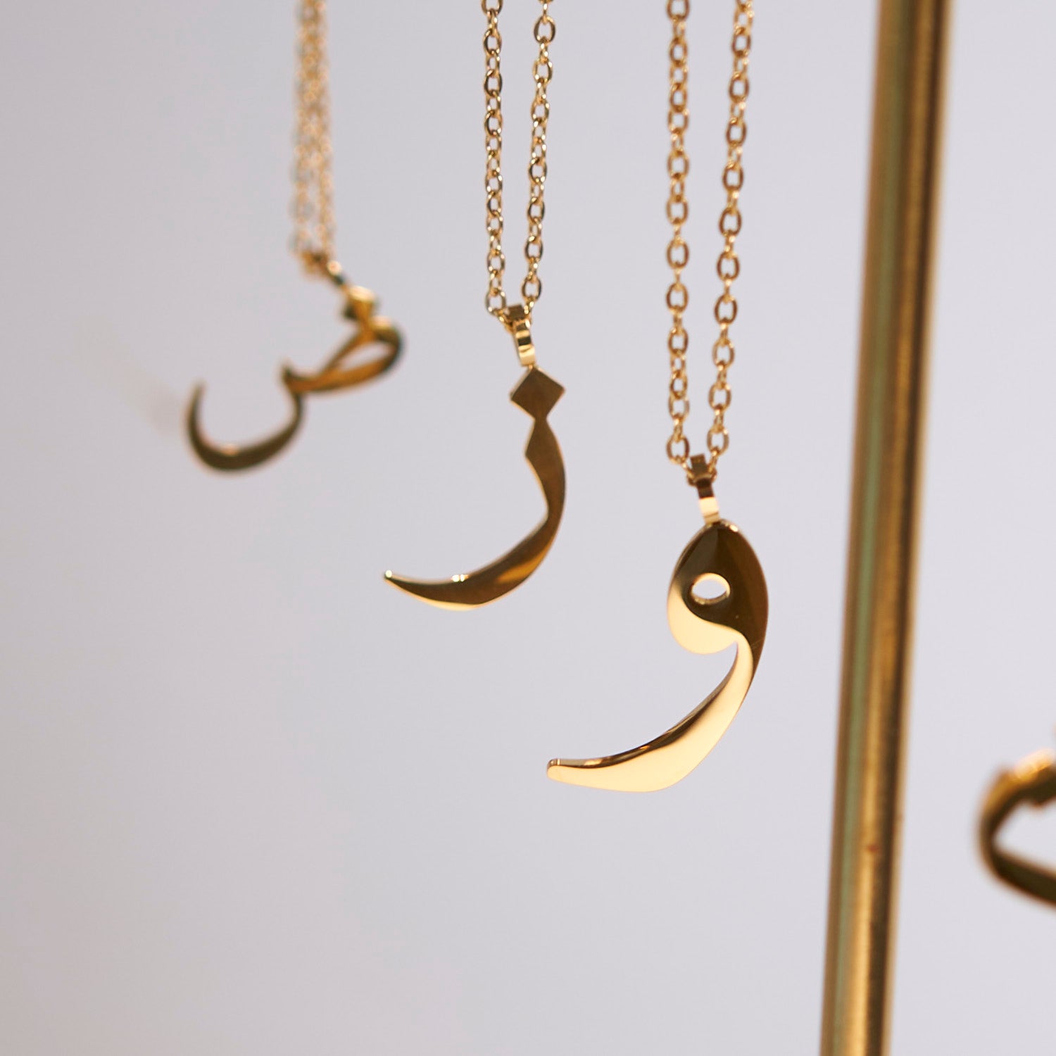 Arabic Letter Necklace Necklace Fajr Noor 