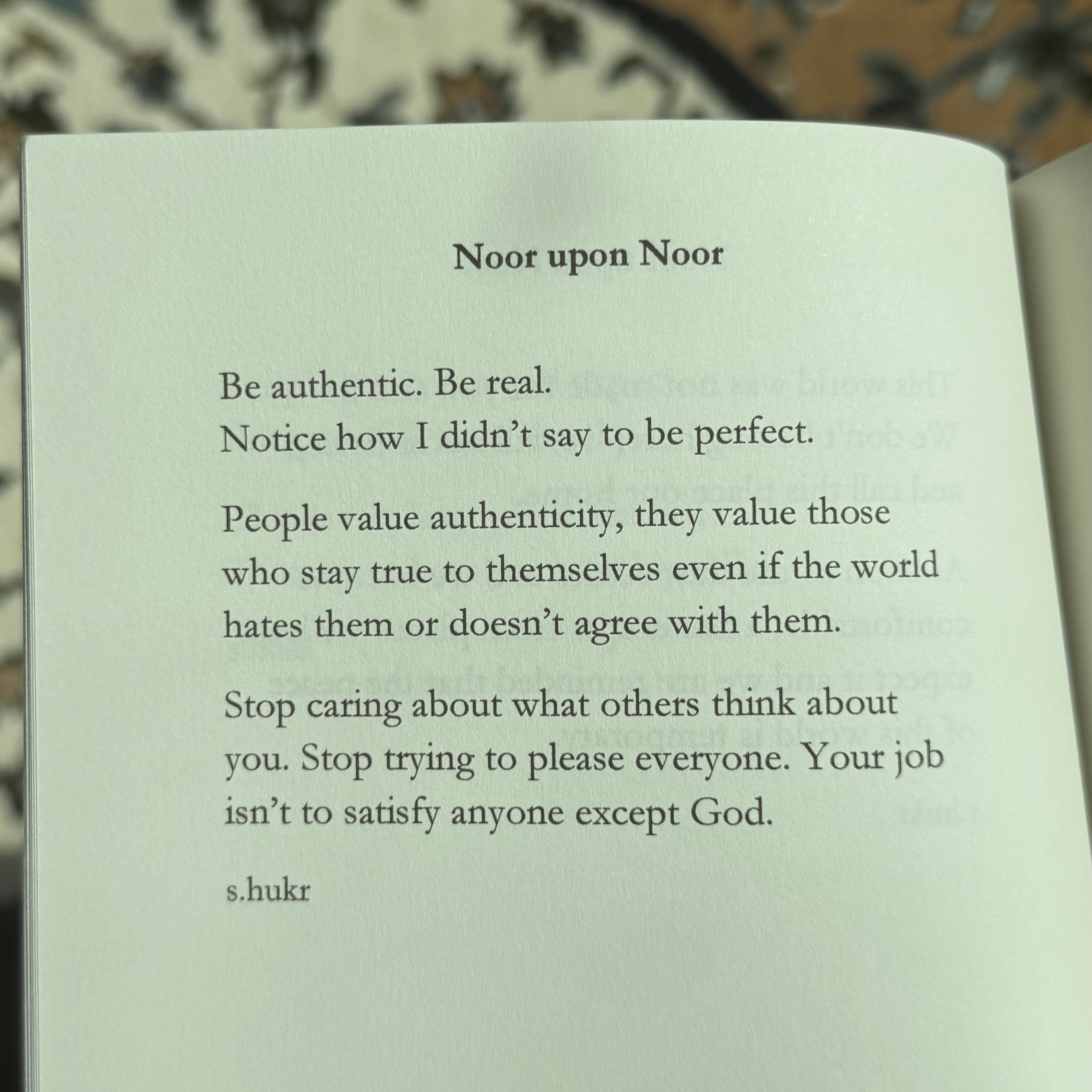 Noor upon Noor