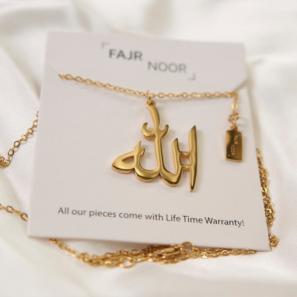 Necklace with store allah's name