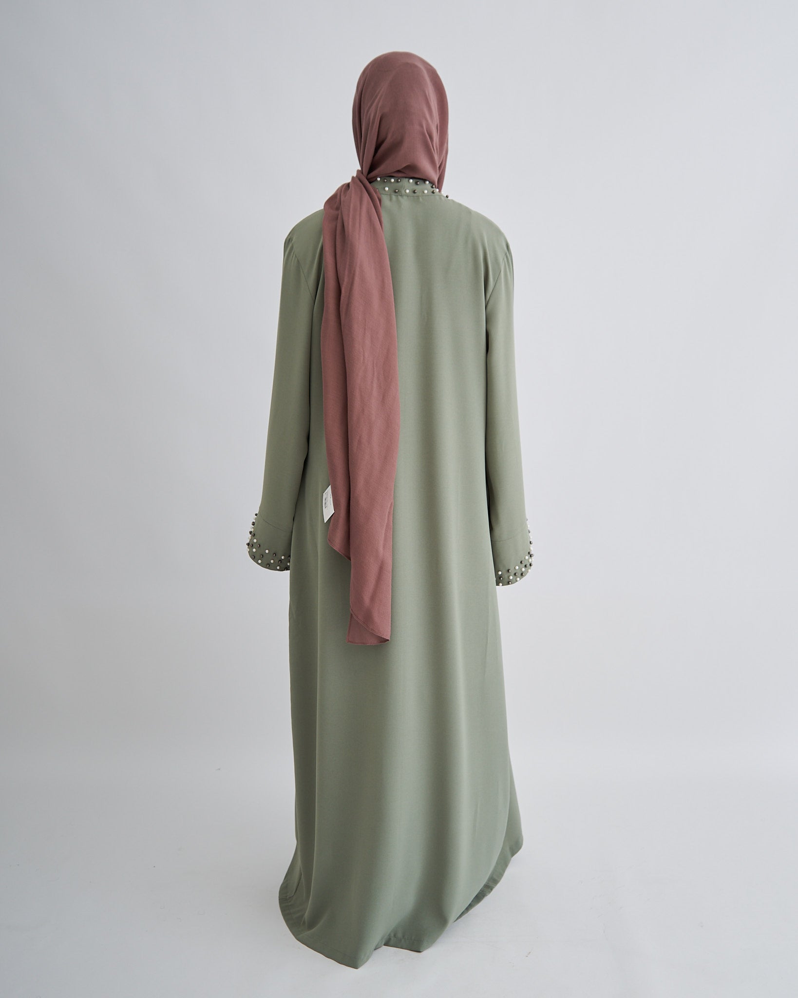 Amirah Pearl Abaya - Minty