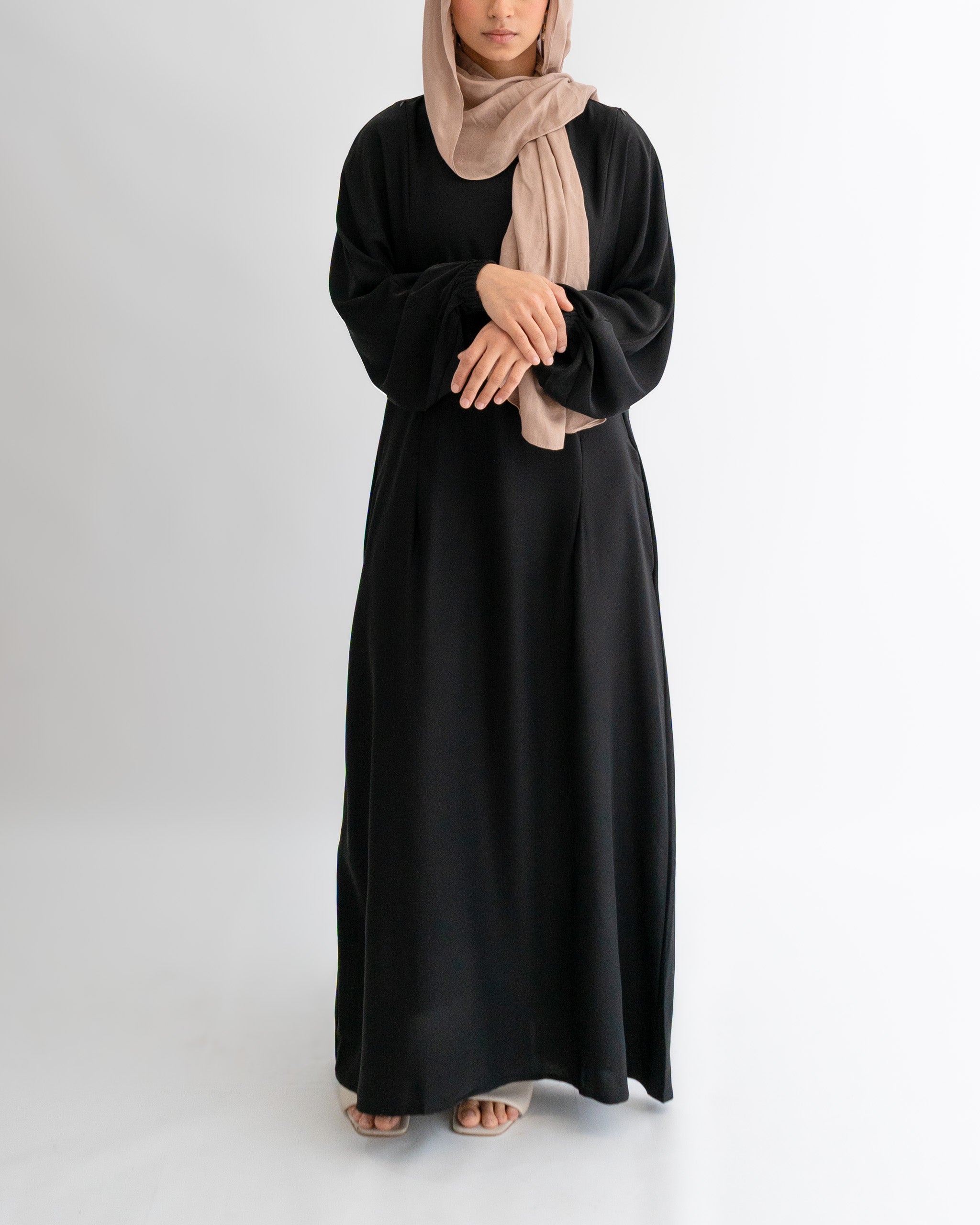 Breastfeeding Abaya - Black