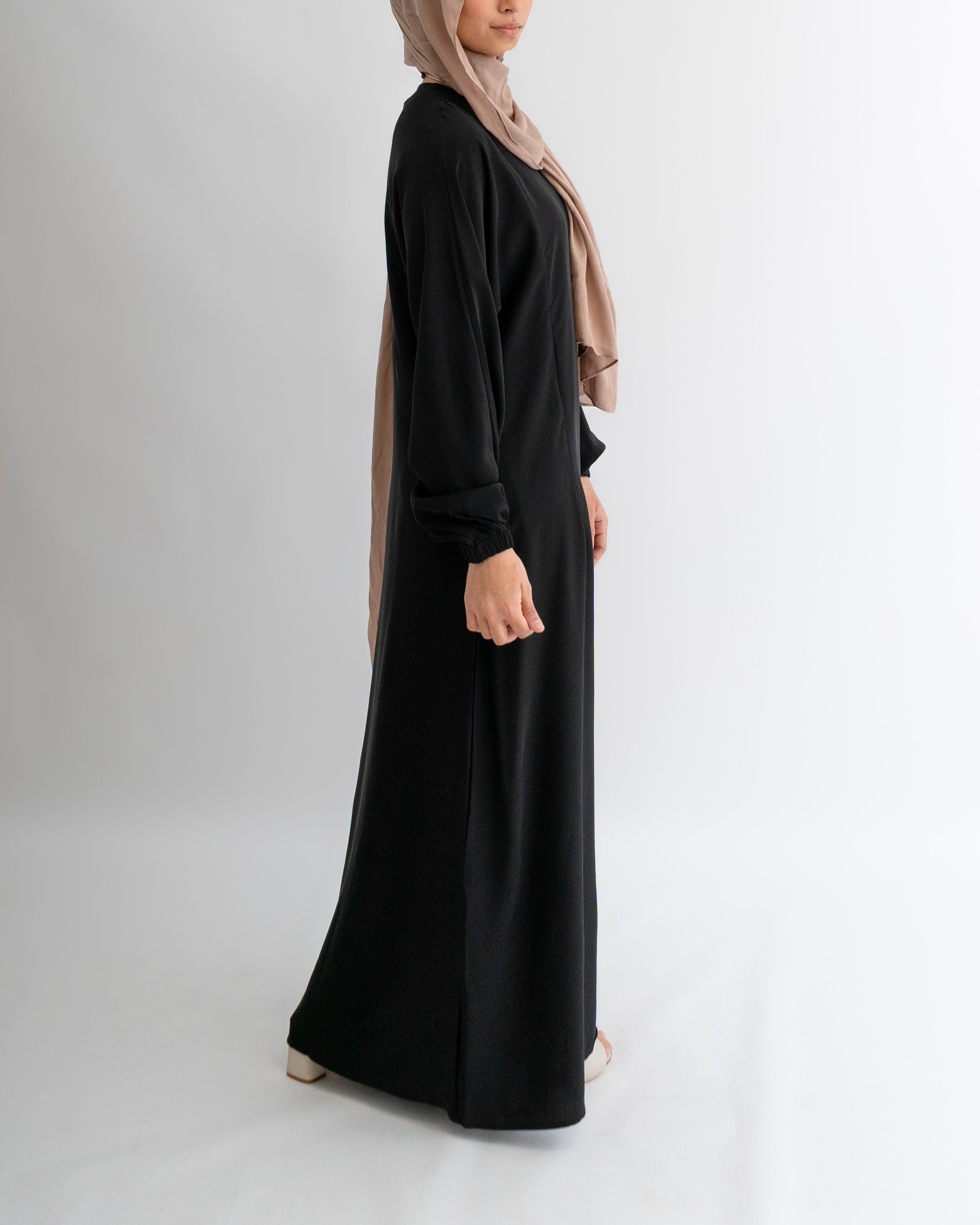 Breastfeeding Abaya - Black