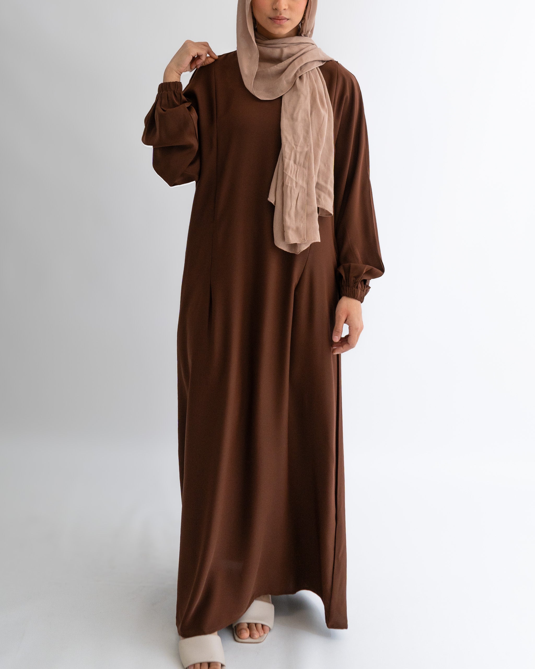 Breastfeeding Abaya - Coffee