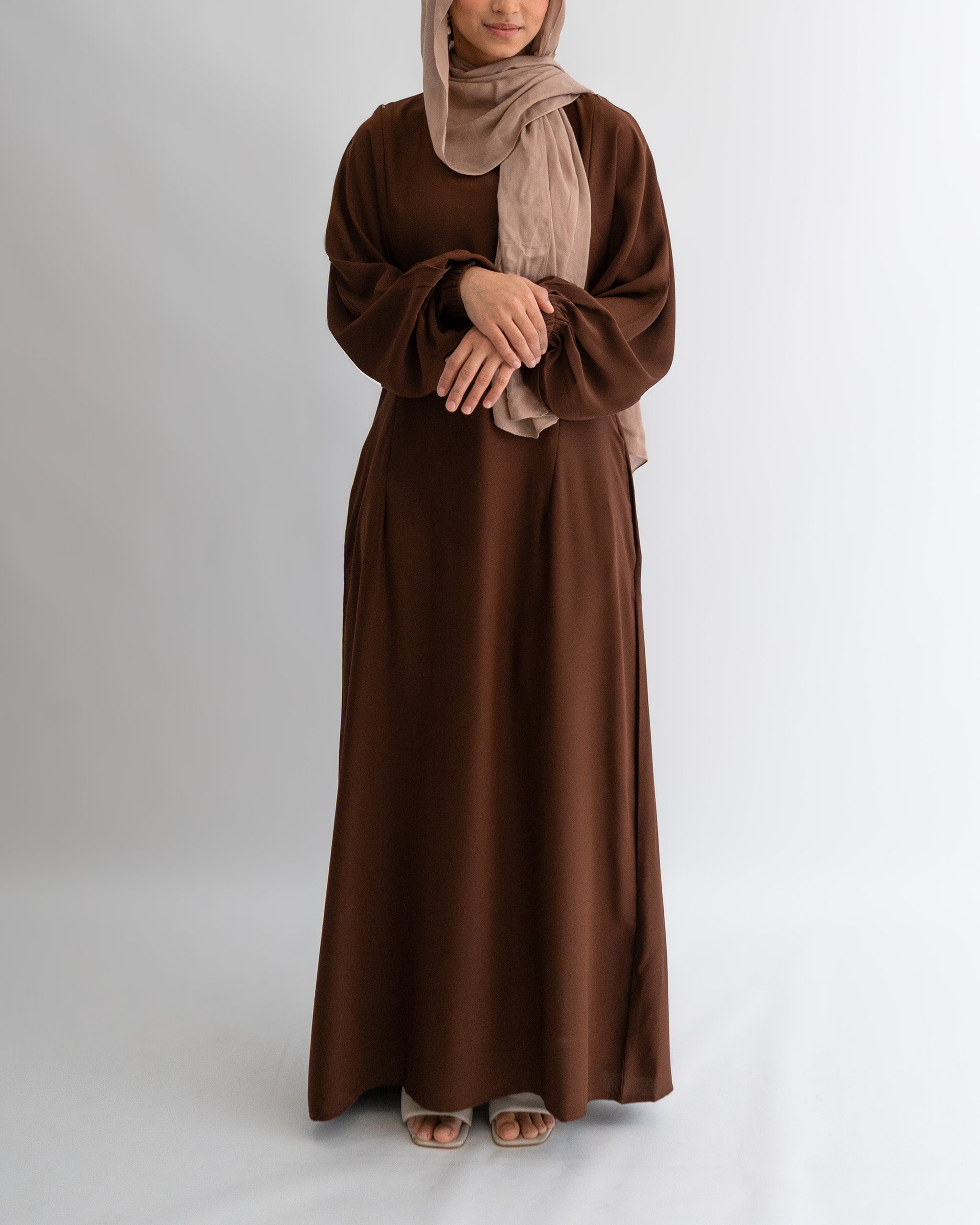 Breastfeeding Abaya - Coffee