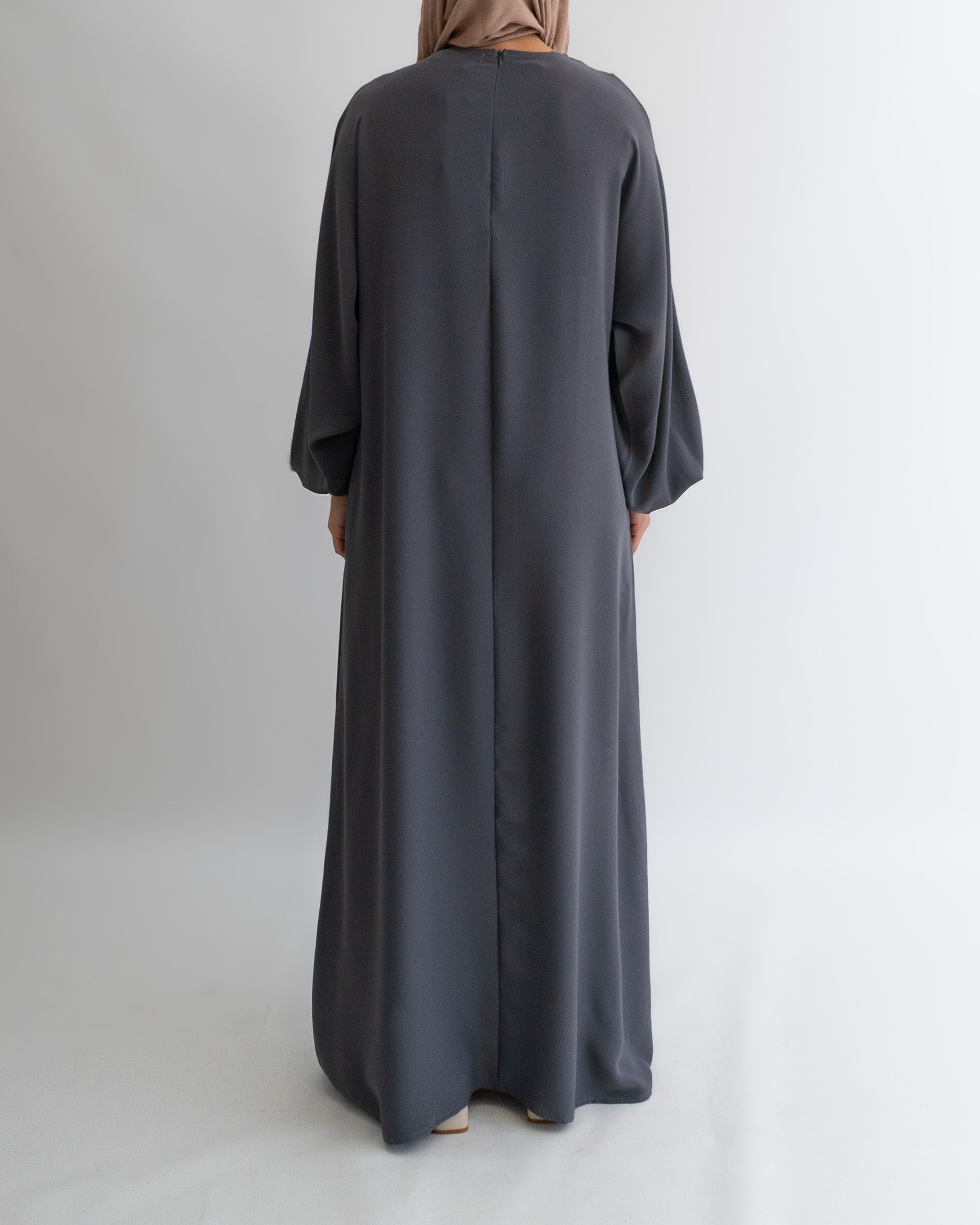 Breastfeeding Abaya - Grey