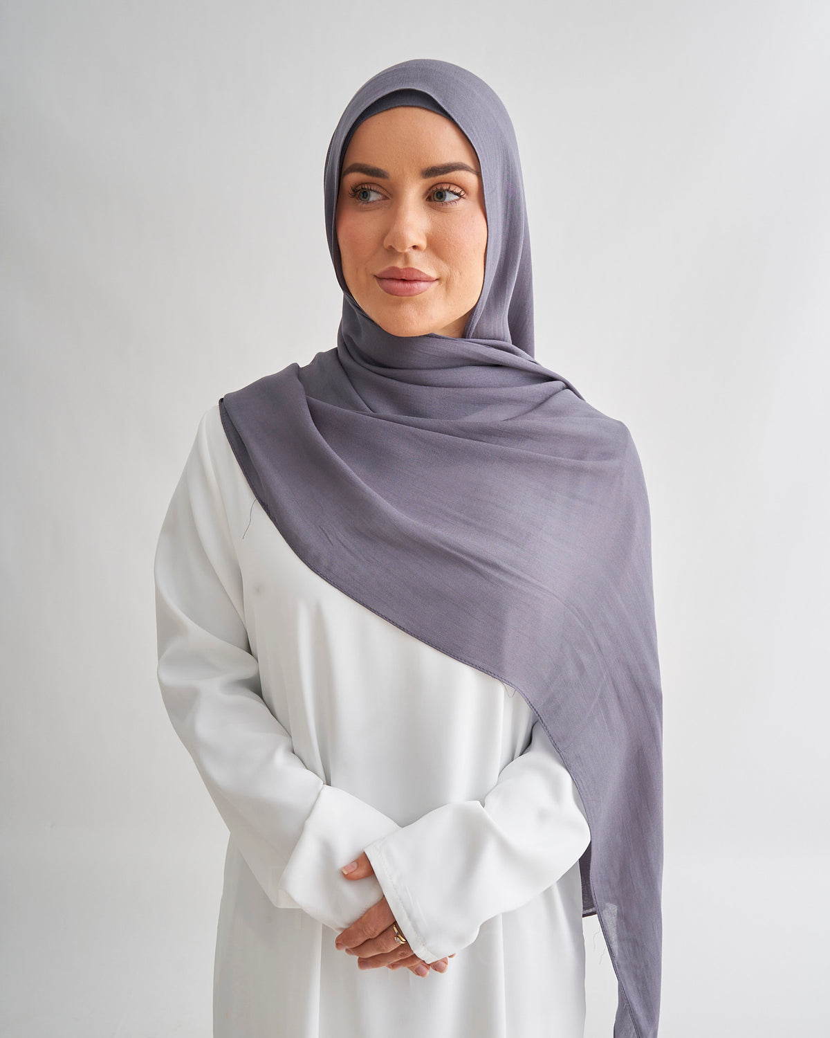 Premium Modal Hijab - Charcoal