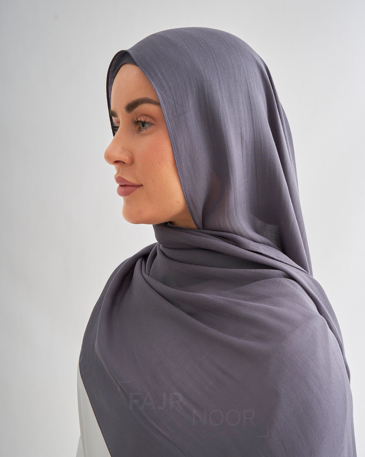 Premium Modal Hijab - Charcoal