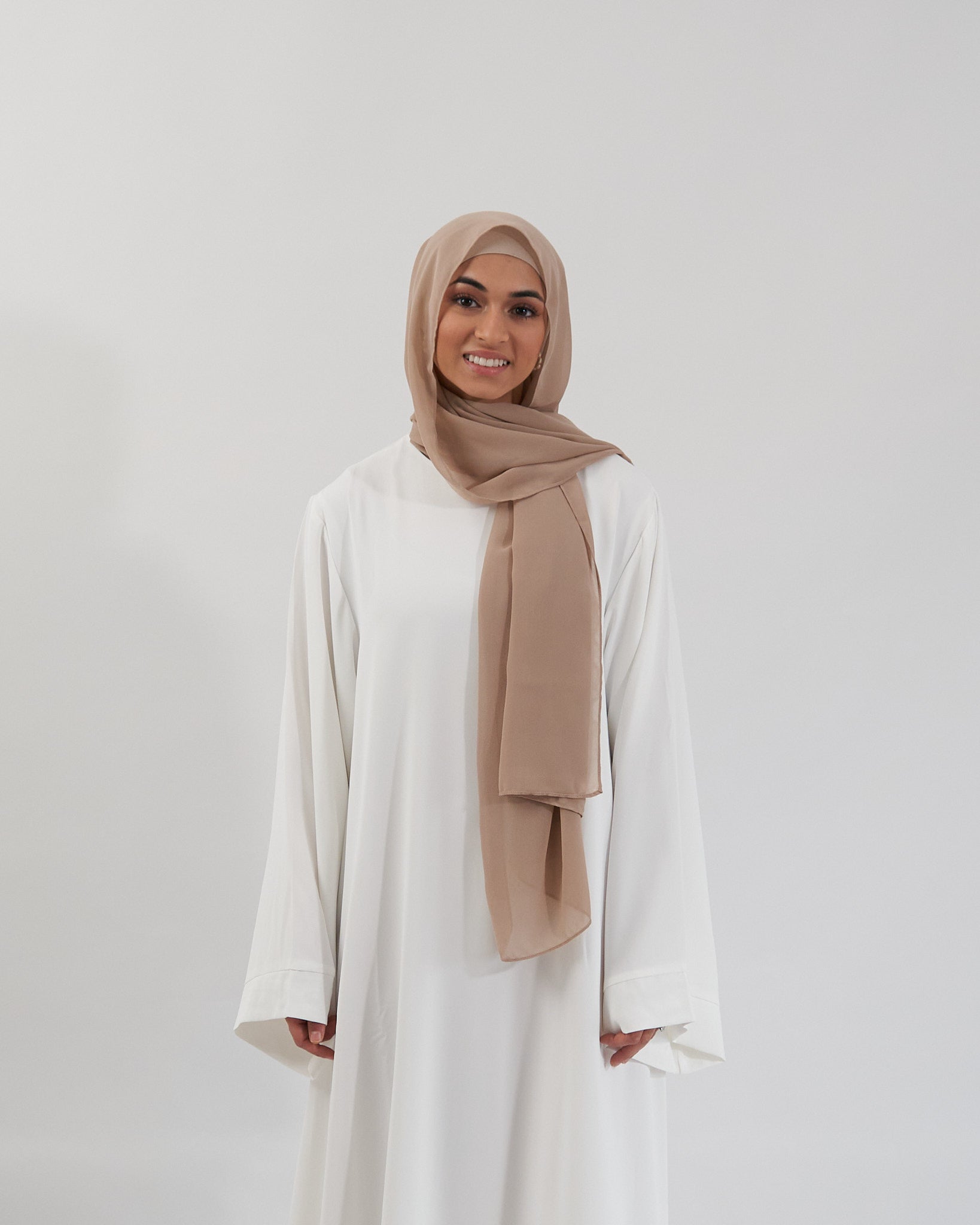 Chiffon Hijab Set - Neutral Scarves Fajr Noor 