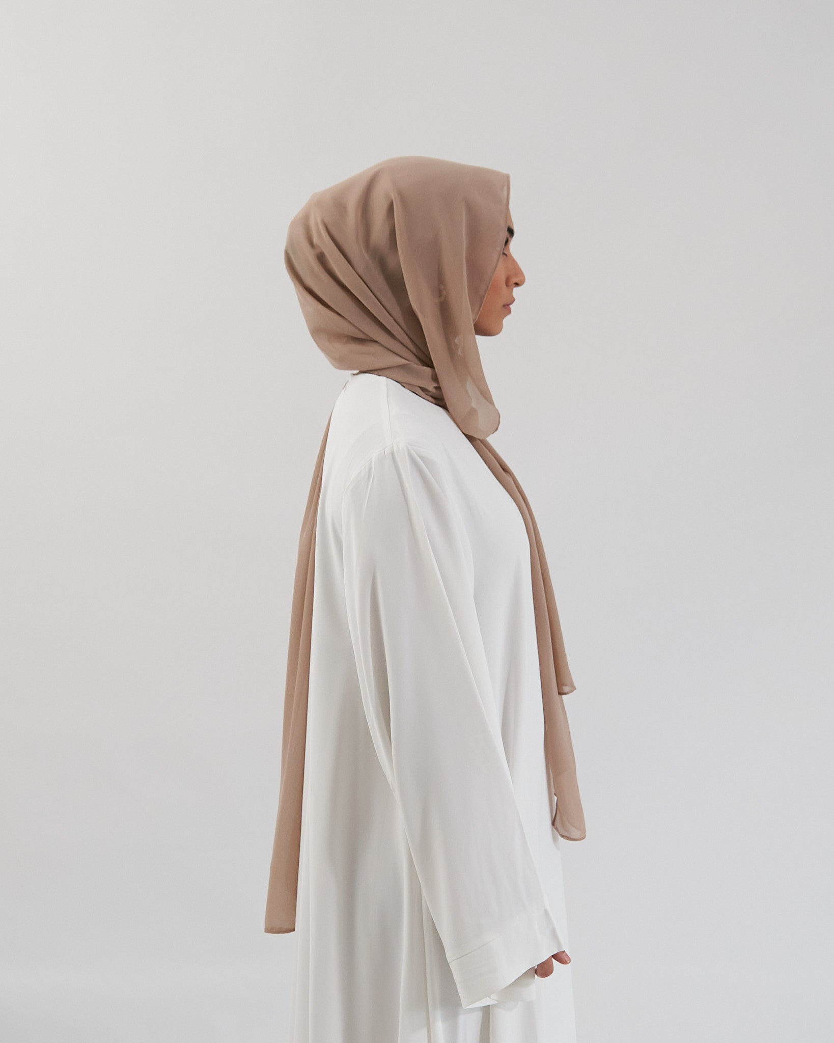 Chiffon Hijab Set - Neutral Scarves Fajr Noor 