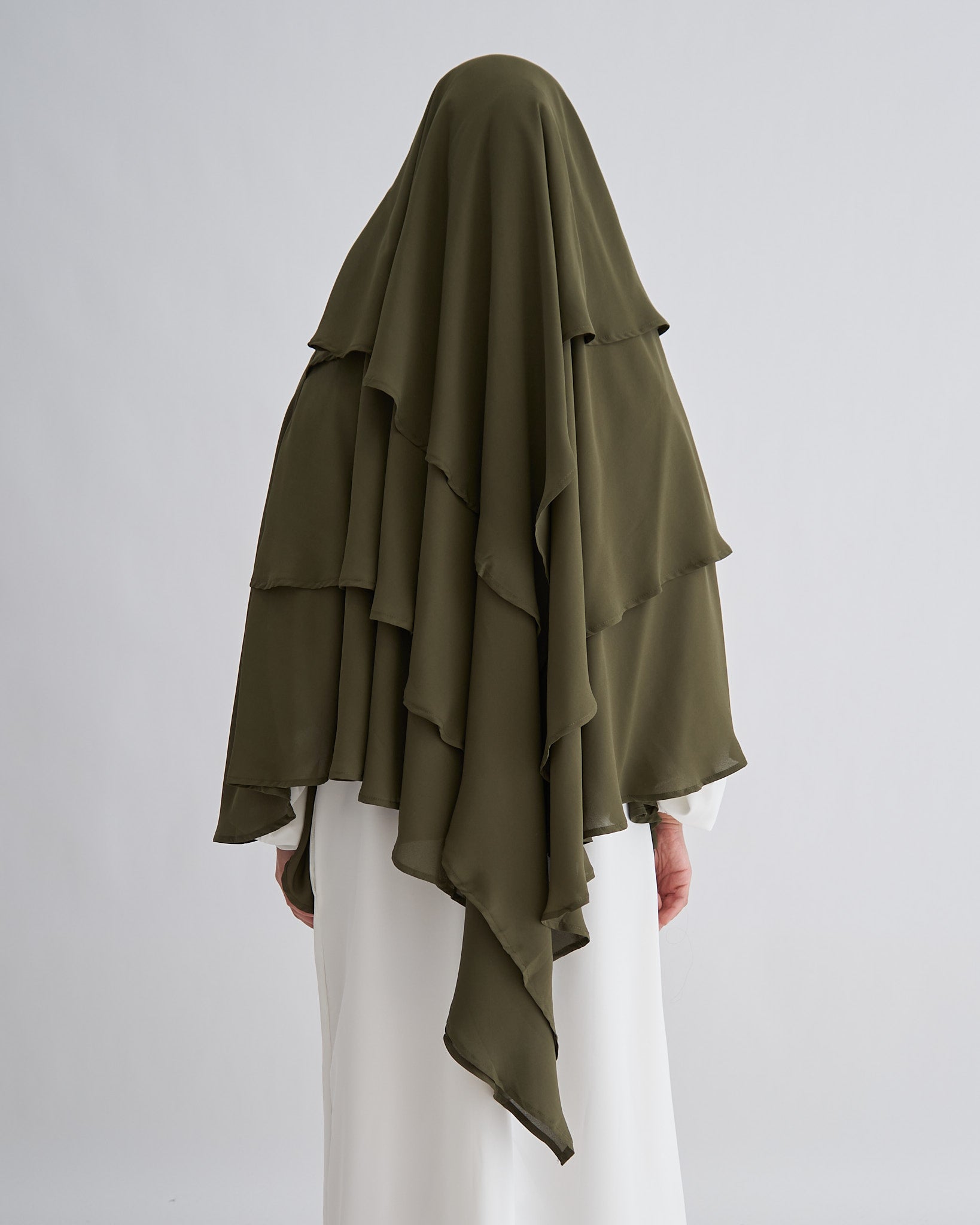 Chiffon Khimar - Khaki