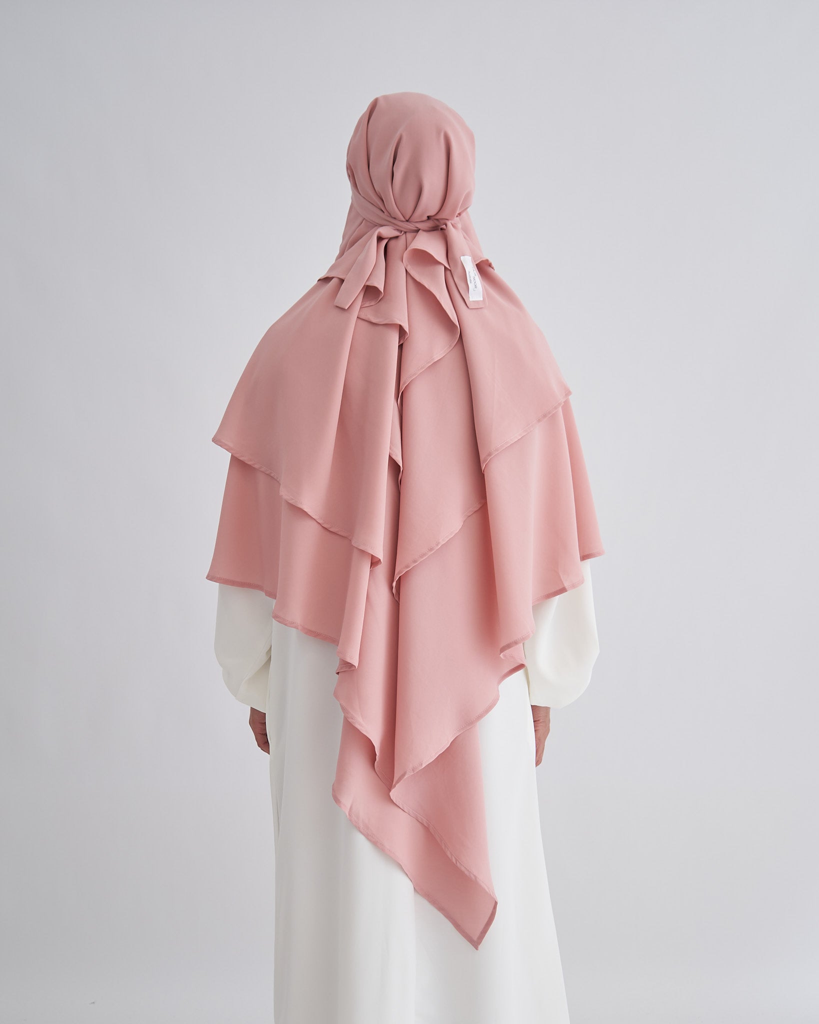 Chiffon Khimar - Pink