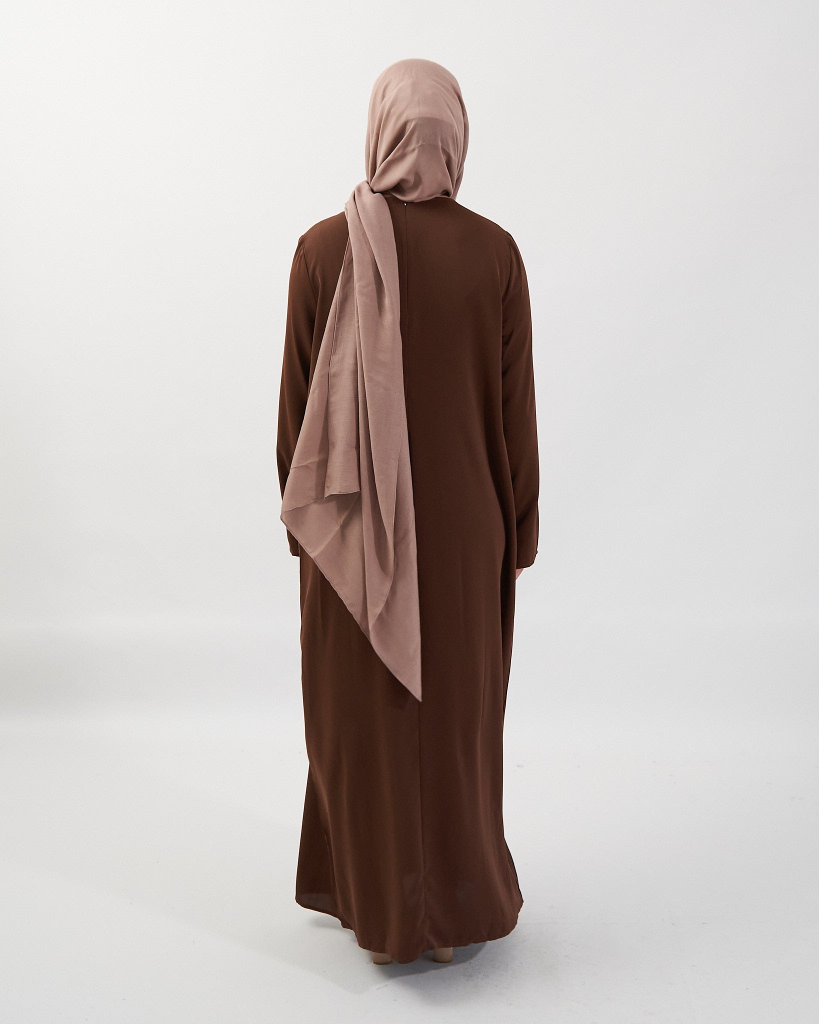 Essential Abaya with Pockets - Coffee