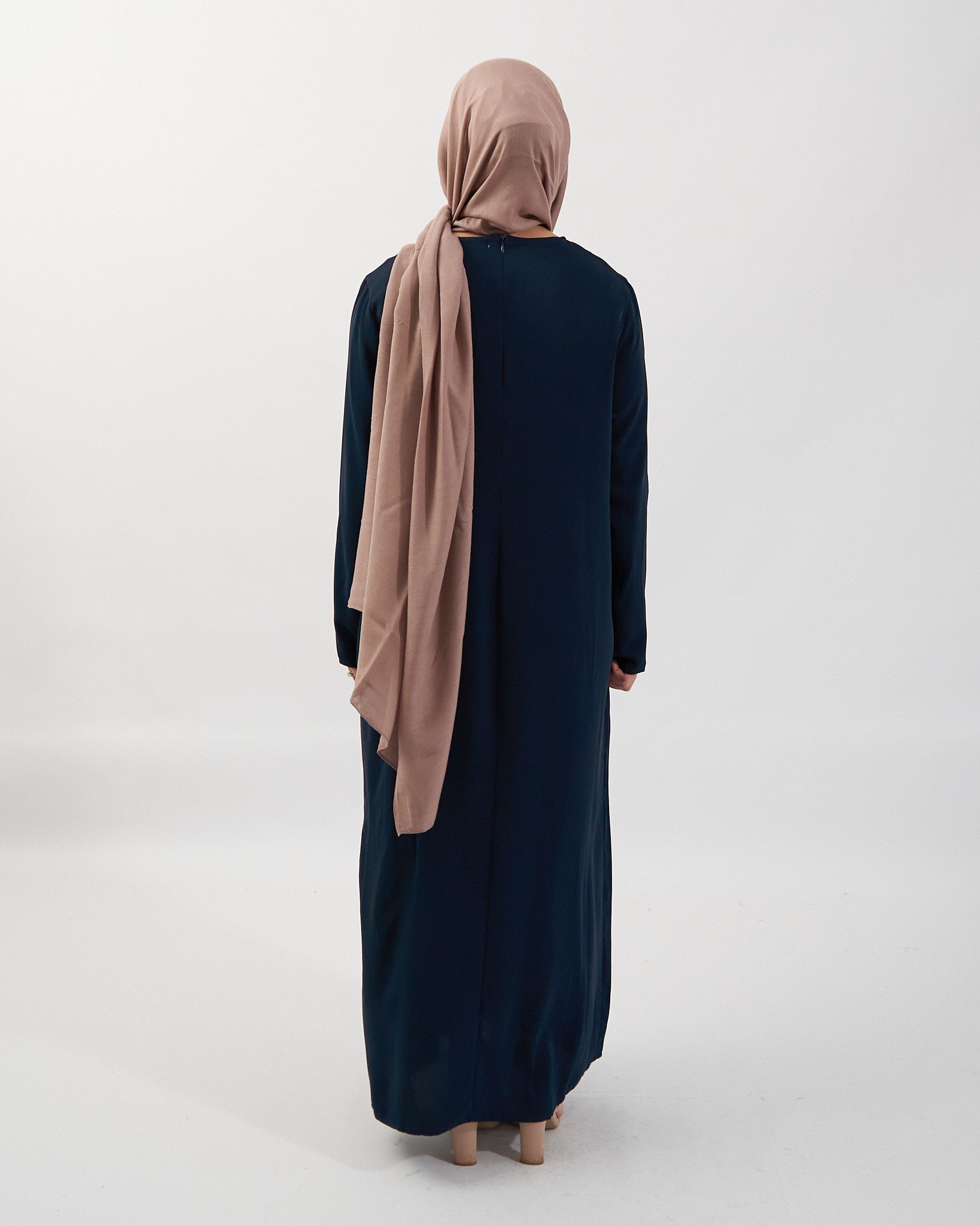 Essential Abaya with Pockets - Navy