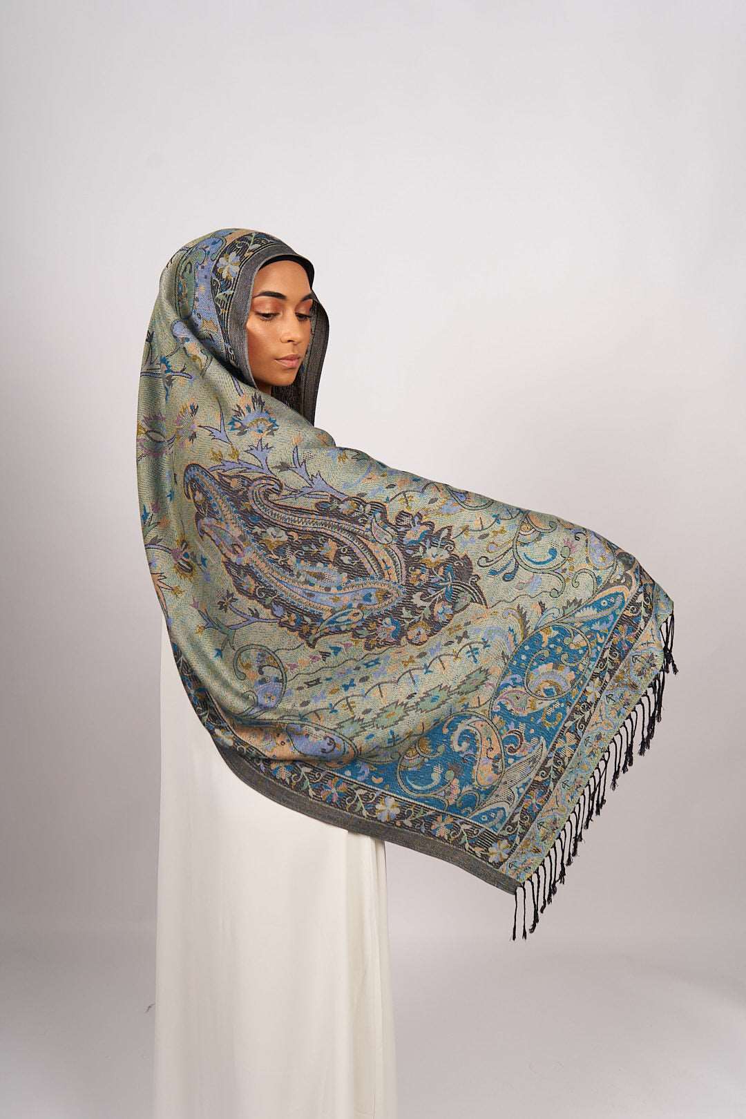 Pashmina Hijab - Black - Scarves - Fajr Noor