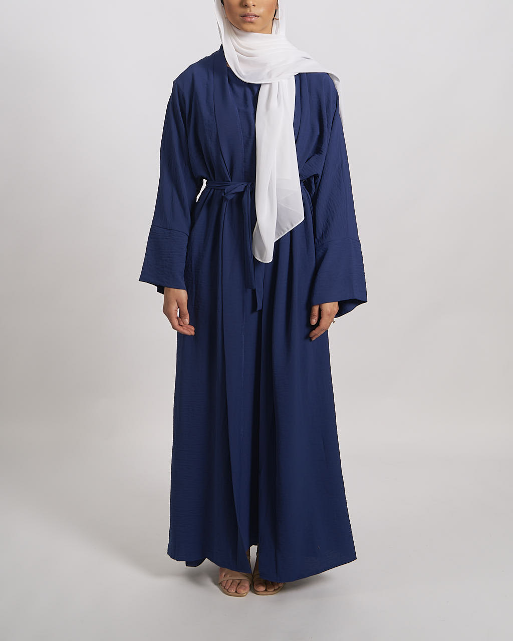 Blue on sale open abaya