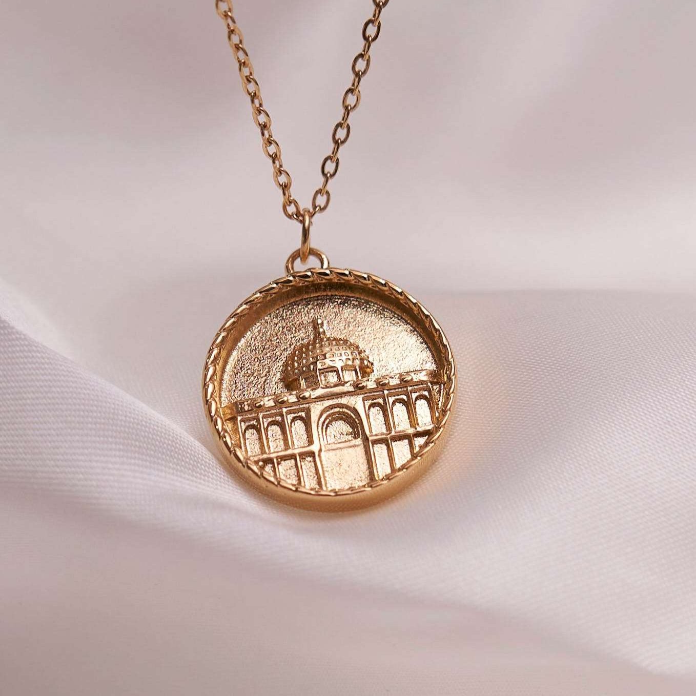 Palestine Dome of Rock Necklace Necklace Fajr Noor 