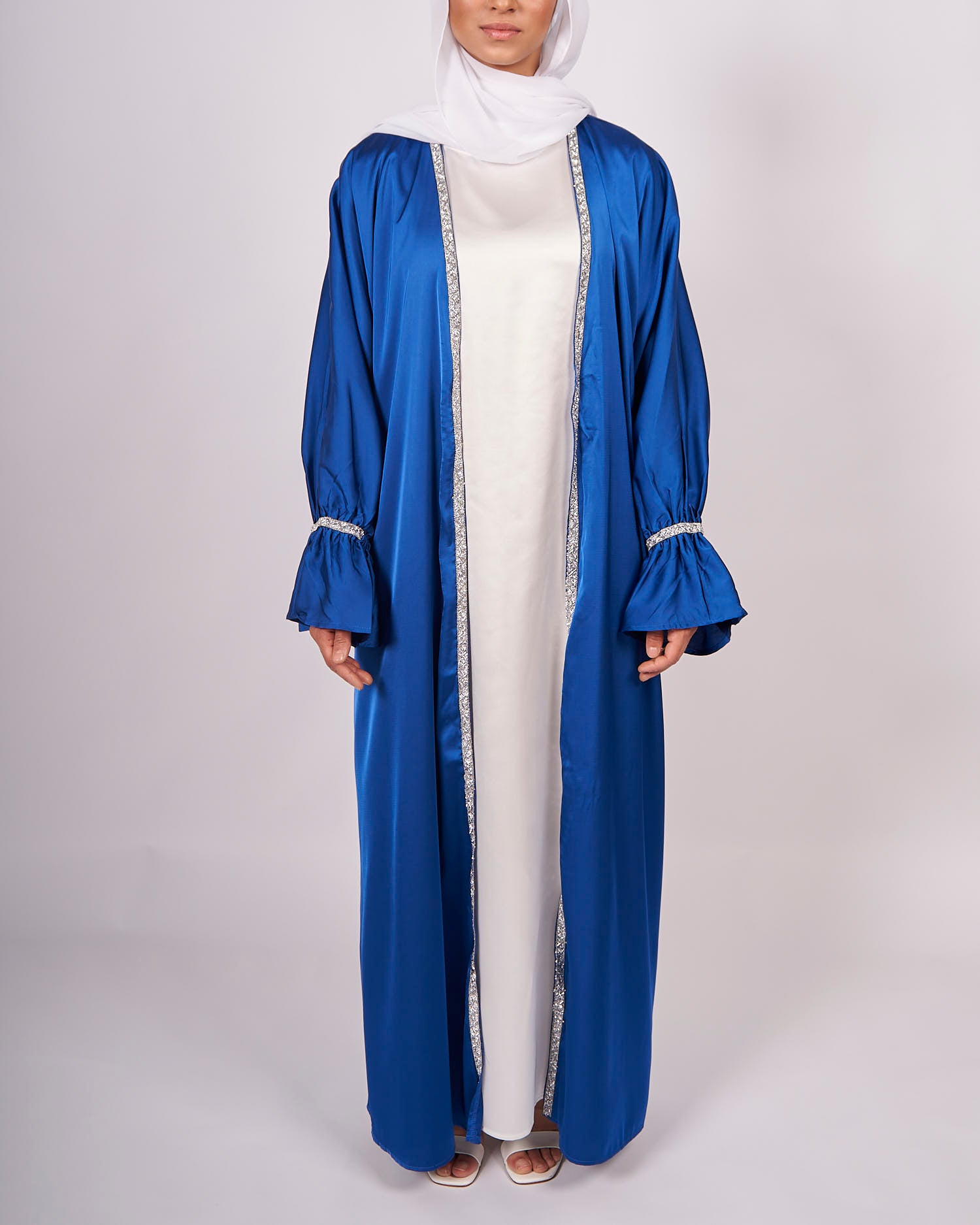 Zainab Abaya Set - Royal Blue