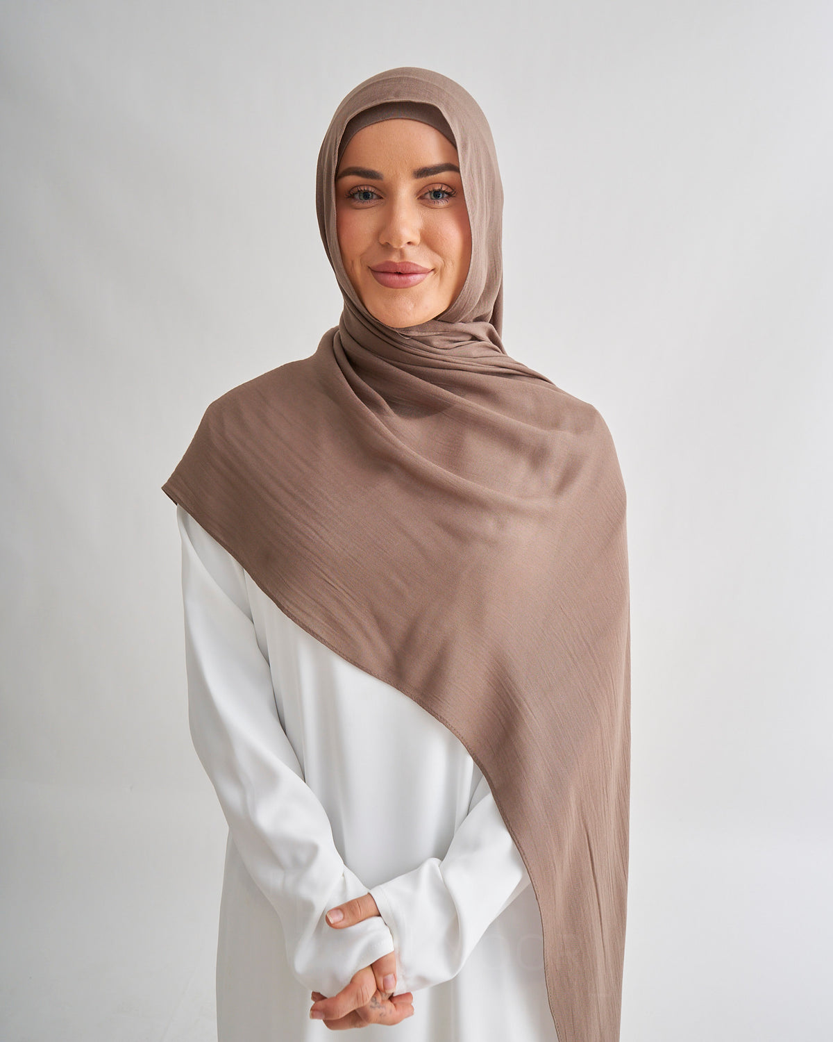 Premium Modal Hijab - Fossil
