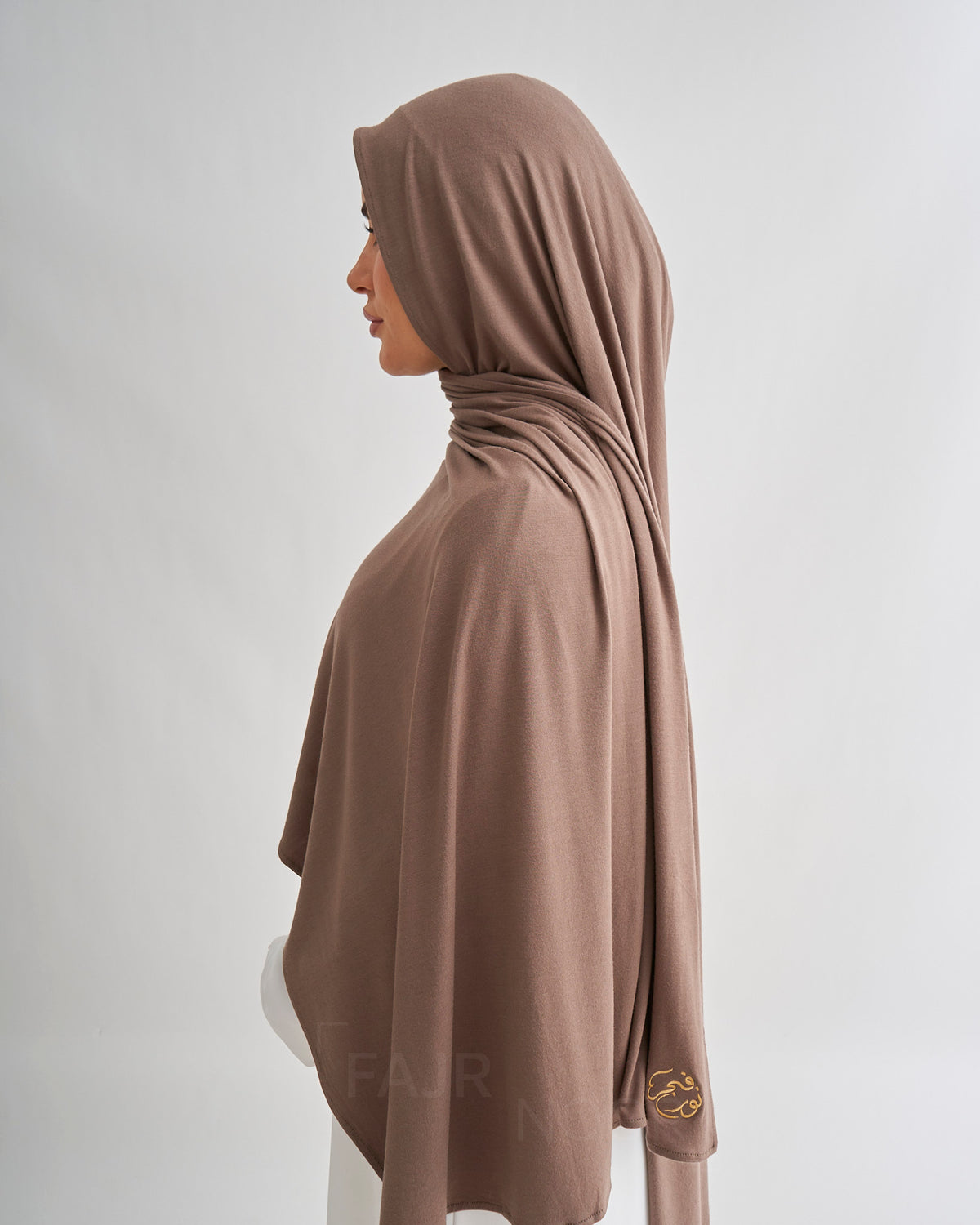 Premium Jersey Hijab - Fossil