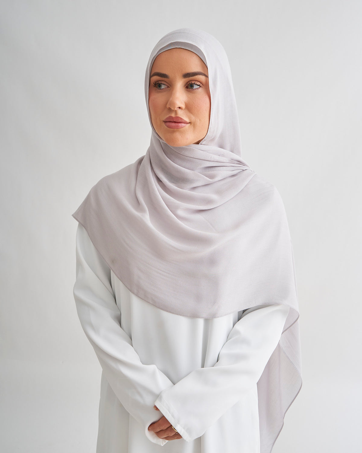 Premium Modal Hijab - Grey