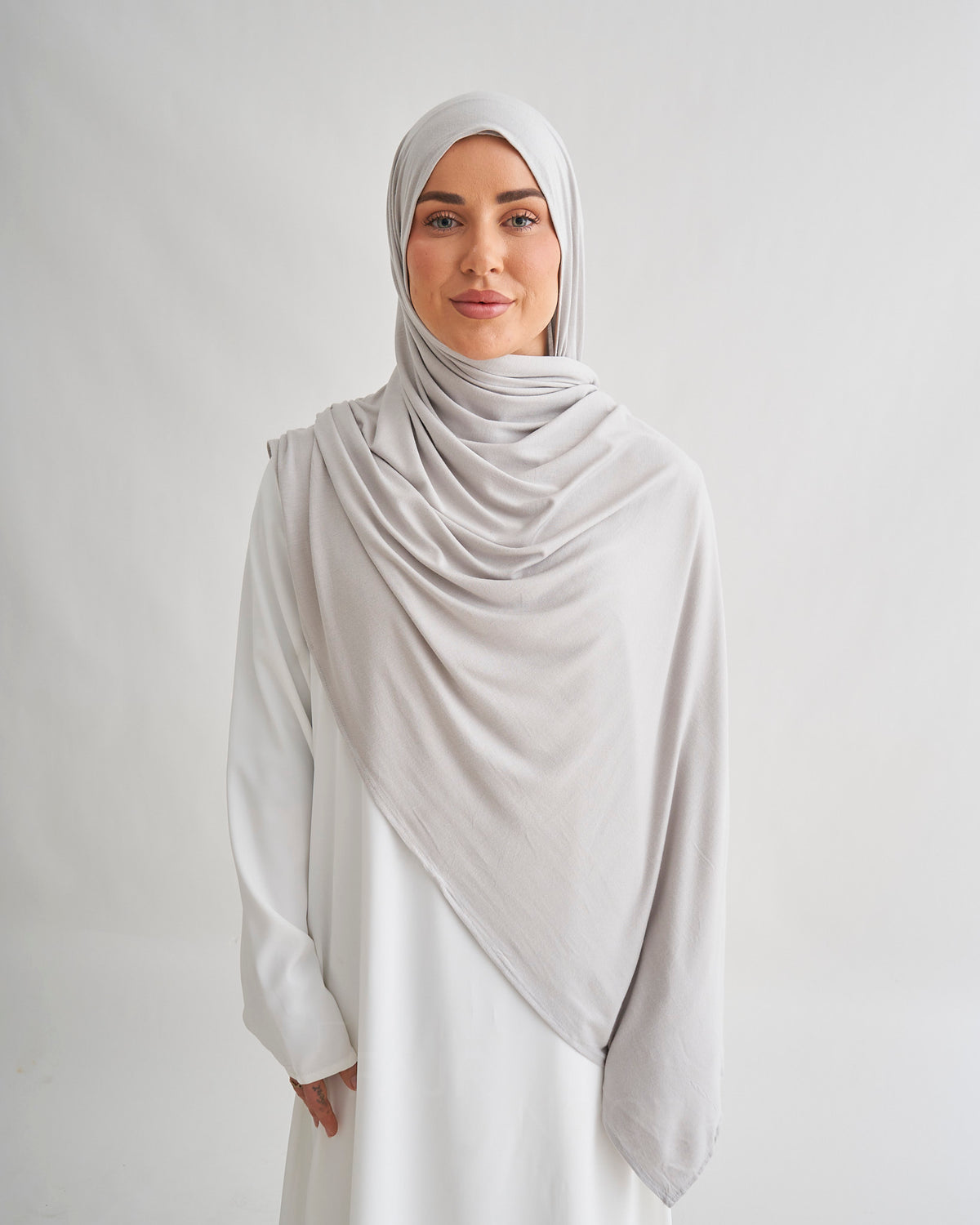 Premium Jersey Hijab - Grey