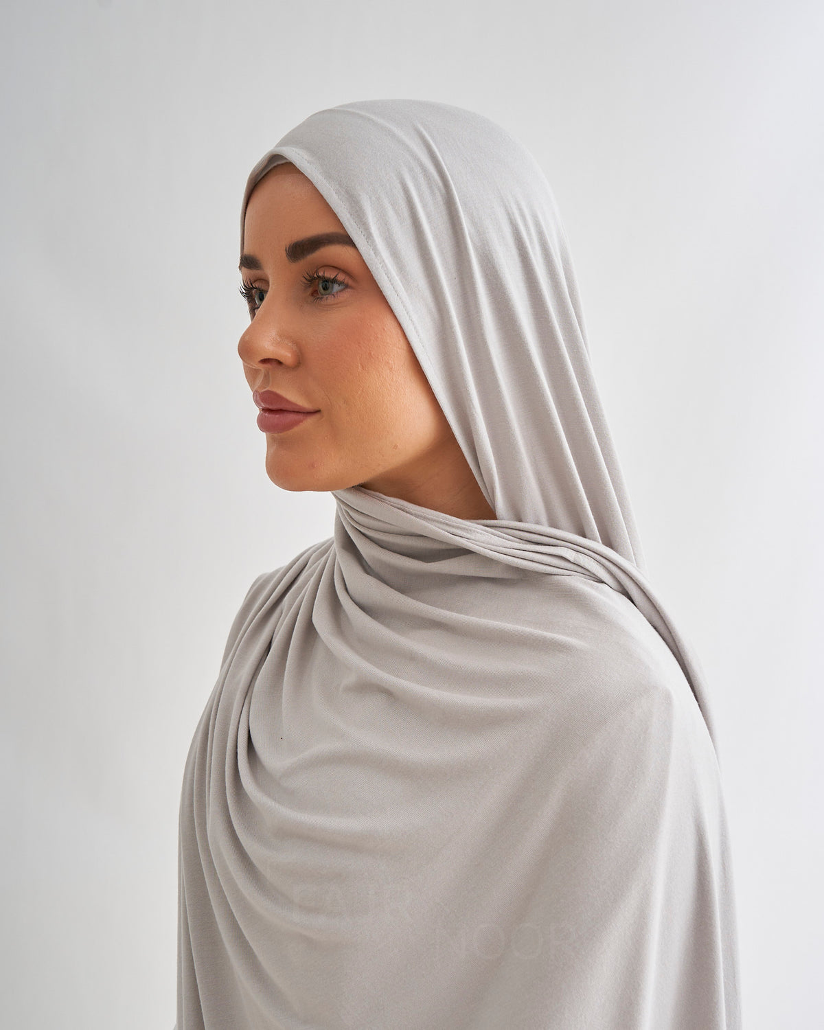 Premium Jersey Hijab - Grey