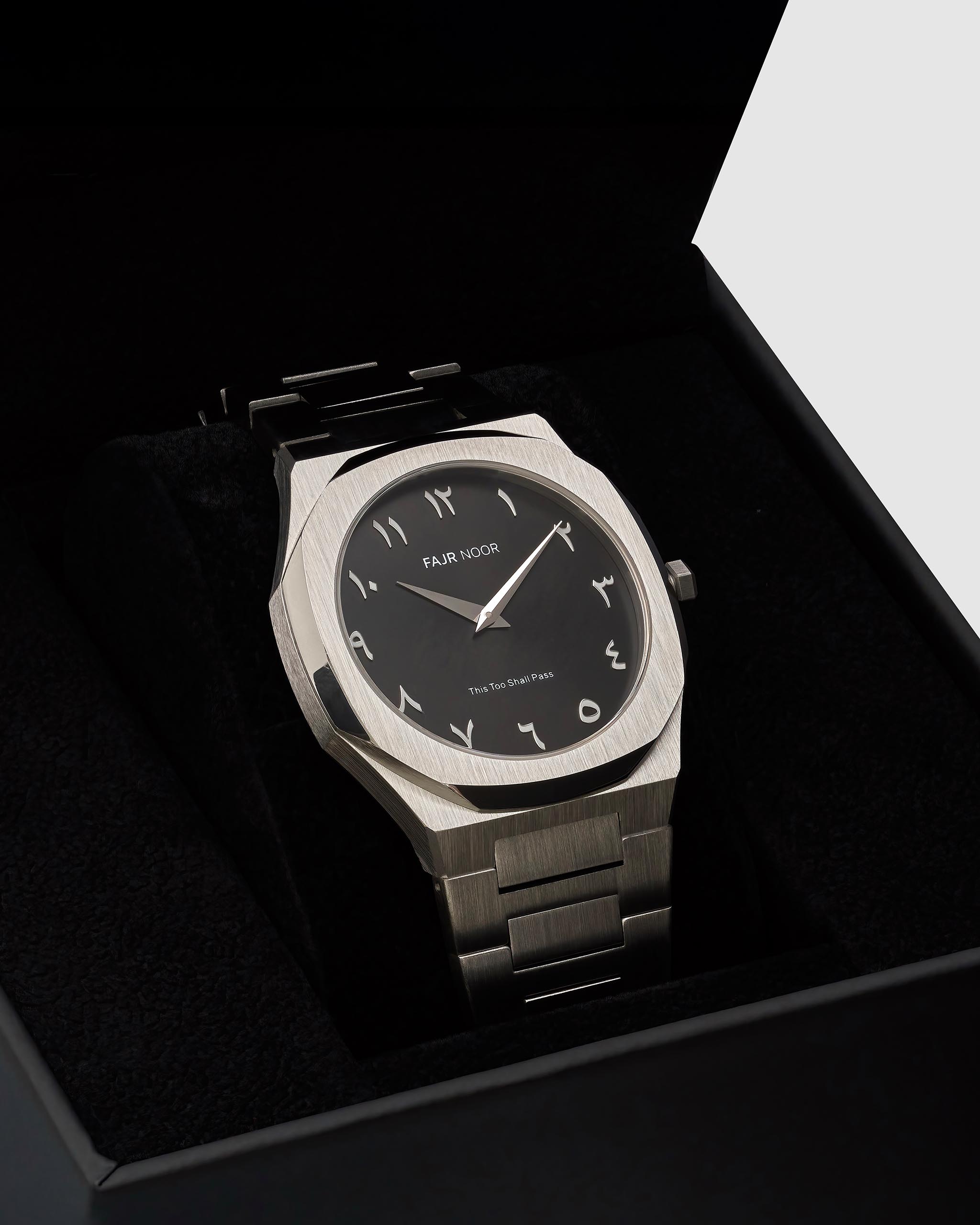 Khalid - Arabic Black Dial Watch